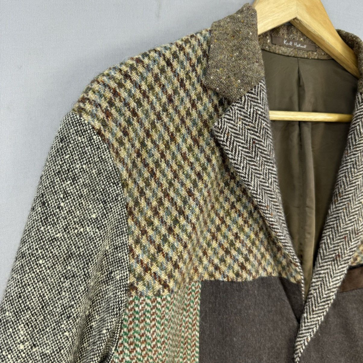 Karl Helmut Karl Helmut Patchwork Blazer Jacket Size US L / EU 52-54 / 3 - 2 Thumbnail