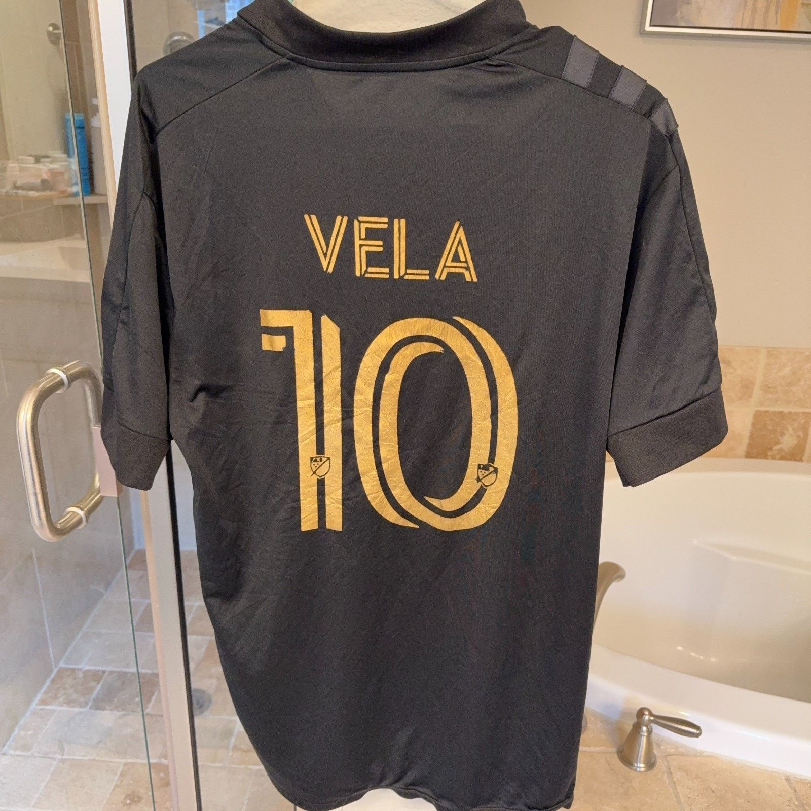 Adidas Adidas LAFC Carlos Vela 10 XL BlackGold MLS 25th Anniversary Size US XL / EU 56 / 4 - 2 Thumbnail