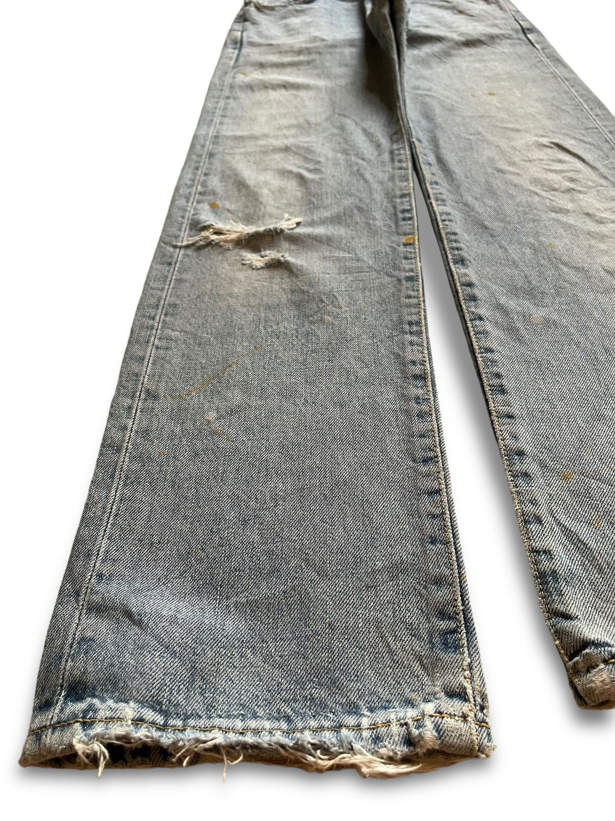 Edwin Vintage Japanese Edwin 505 Selvedge Painted Splatter Jeans Size US 26 / EU 42 - 7 Thumbnail