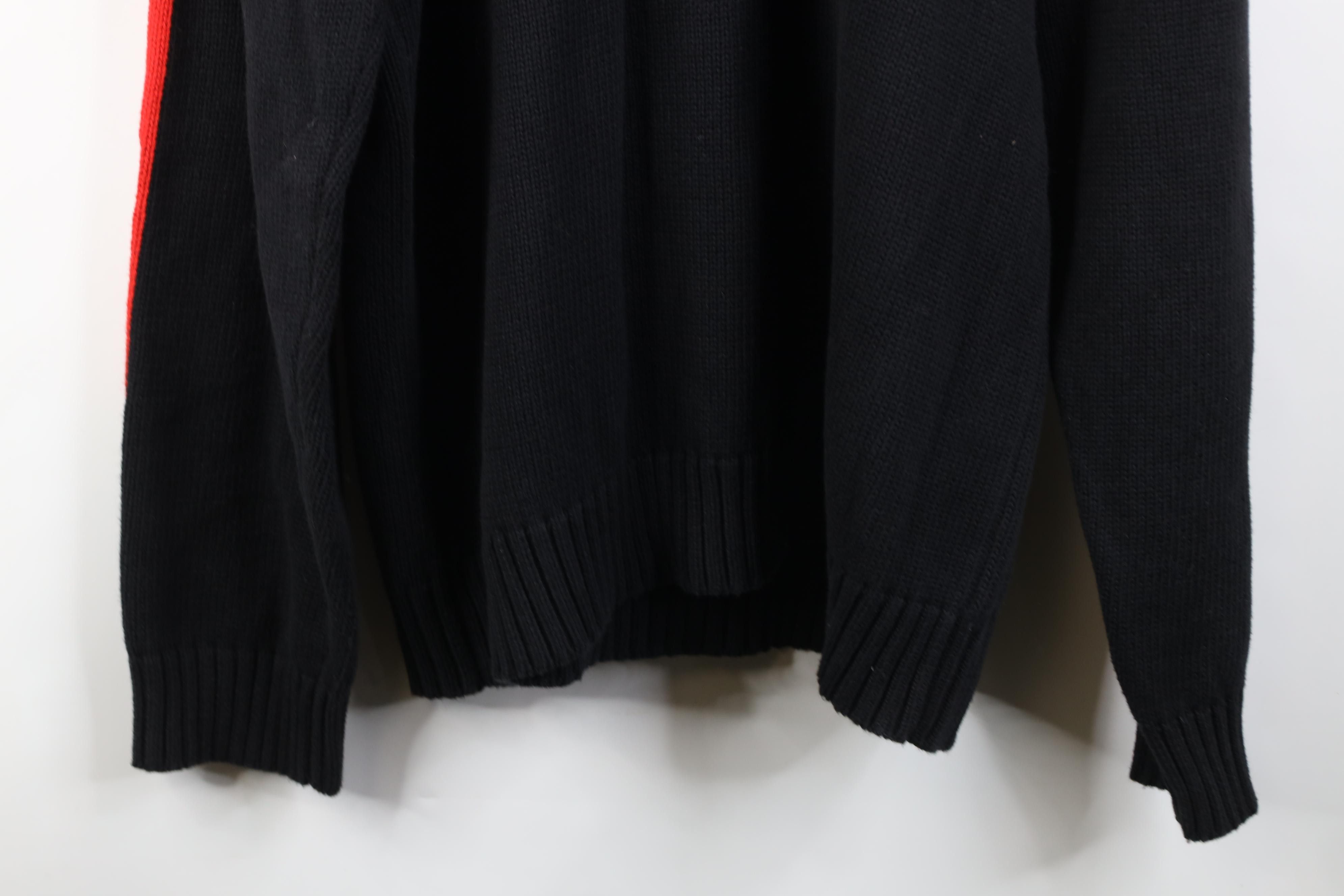 Polo Ralph Lauren Deadstock Vintage 90s Ralph Lauren Cotton Knit Sweater Black Size US XXL / EU 58 / 5 - 12 Thumbnail