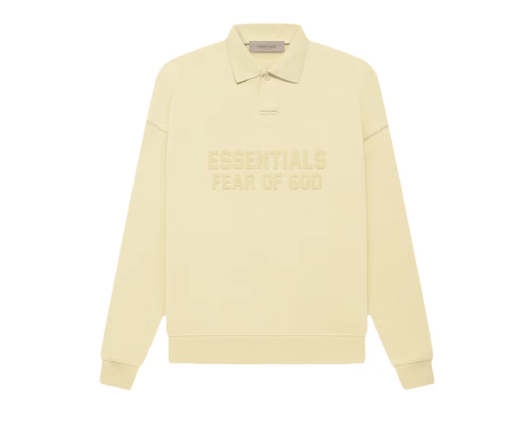 Essentials × Fear of God Fear of God Essentials Women's L/S Polo Canary Size S Size S / US 4 / IT 40 - 1 Preview