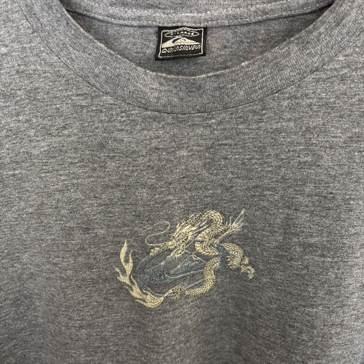 Quiksilver Vintage Quiksilver Dragon Surfwear Faded Tshirt Size US L / EU 52-54 / 3 - 4 Thumbnail