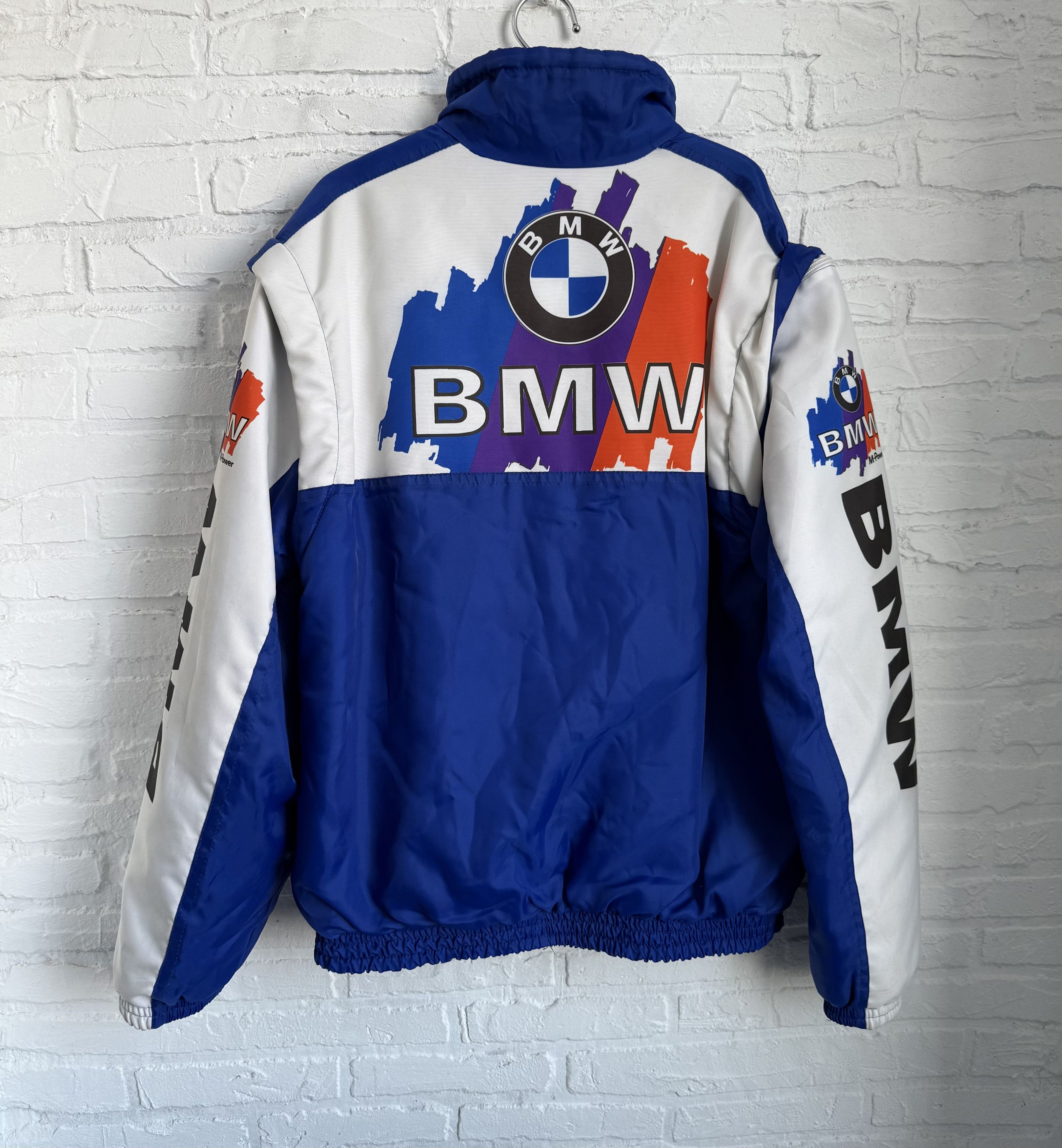 BMW Vintage 90s TEAM BMW Grand Prix Racing transformer Jacket Size US XL / EU 56 / 4 - 2 Thumbnail