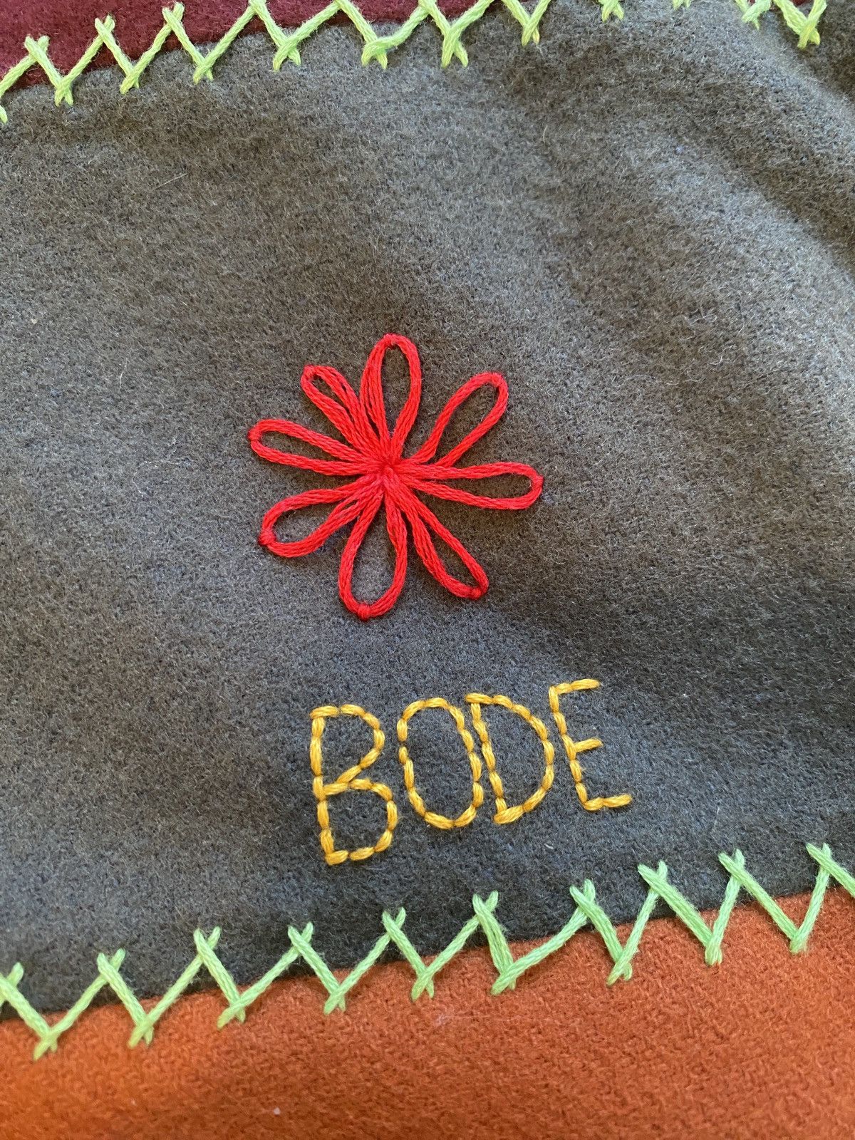 Bode BODE Embroidered Autumn Quilt Jacket size L/XL Size US L / EU 52-54 / 3 - 7 Thumbnail