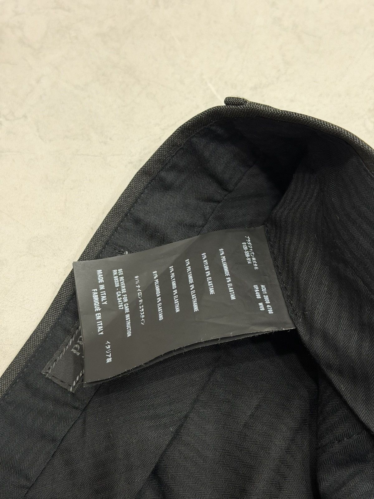 Prada PRADA FW 2008 Gray Wide Trousers Pants Nylon Wool Runway Size US 34 / EU 50 - 7 Thumbnail