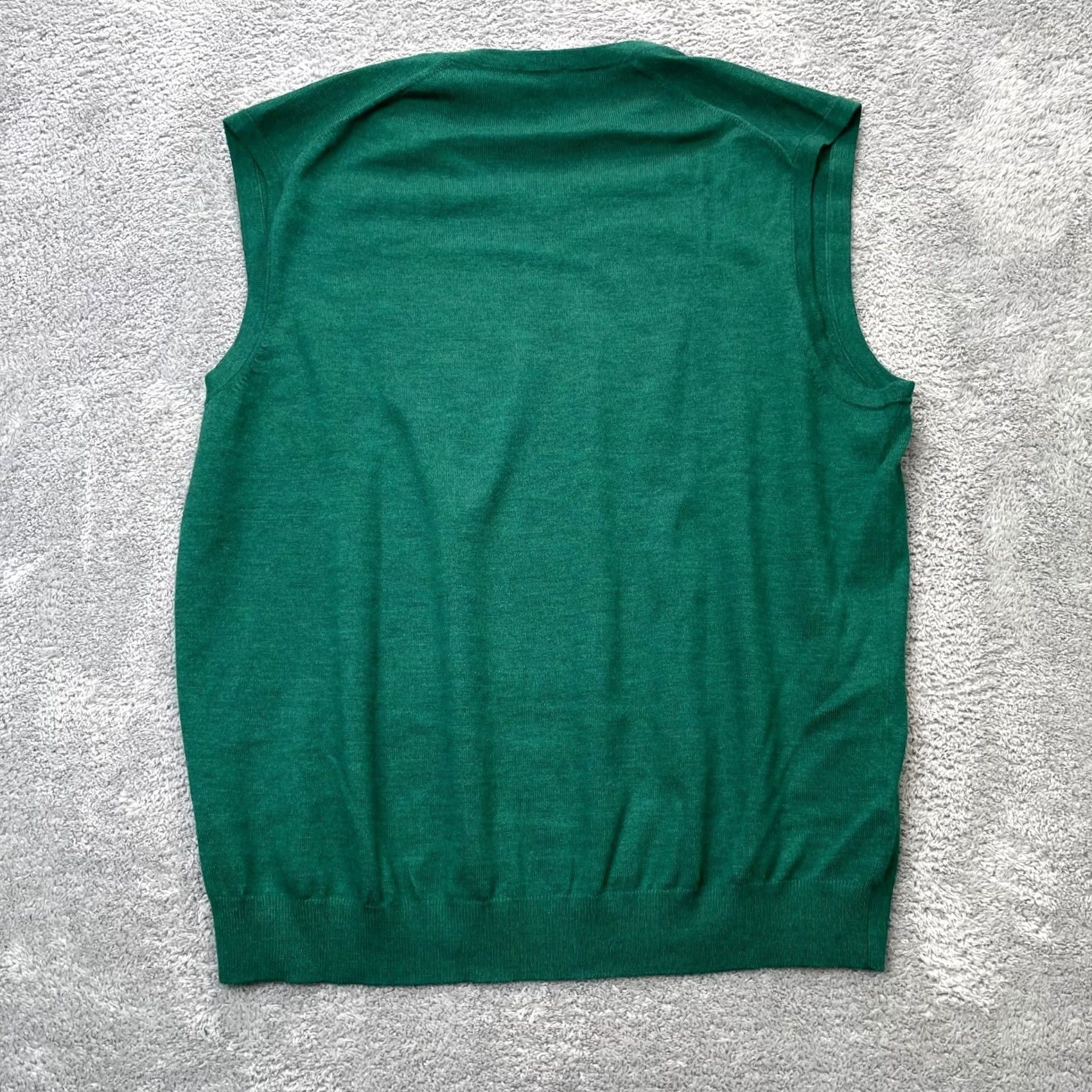 Jos. A. Bank VINTAGE Jos A Bank Vest Mens 2XT Green Wool V-Neck Pullover Sweater Knit Lightweight Classic Mens/Boys Size US XXL / EU 58 / 5 - 7 Thumbnail