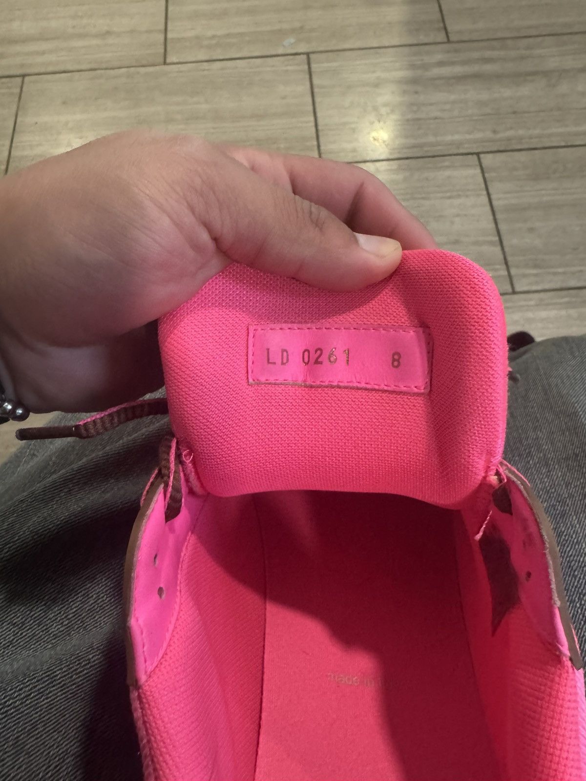 Louis Vuitton Louis Vuitton Pink Trainers Size US 10 / EU 43 - 8 Thumbnail