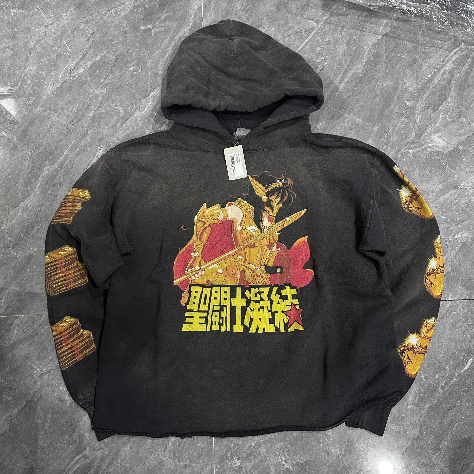 CLOT Saint Michael CLOT Collaboration Black Hoodie Size US M / EU 48-50 / 2 - 1 Thumbnail