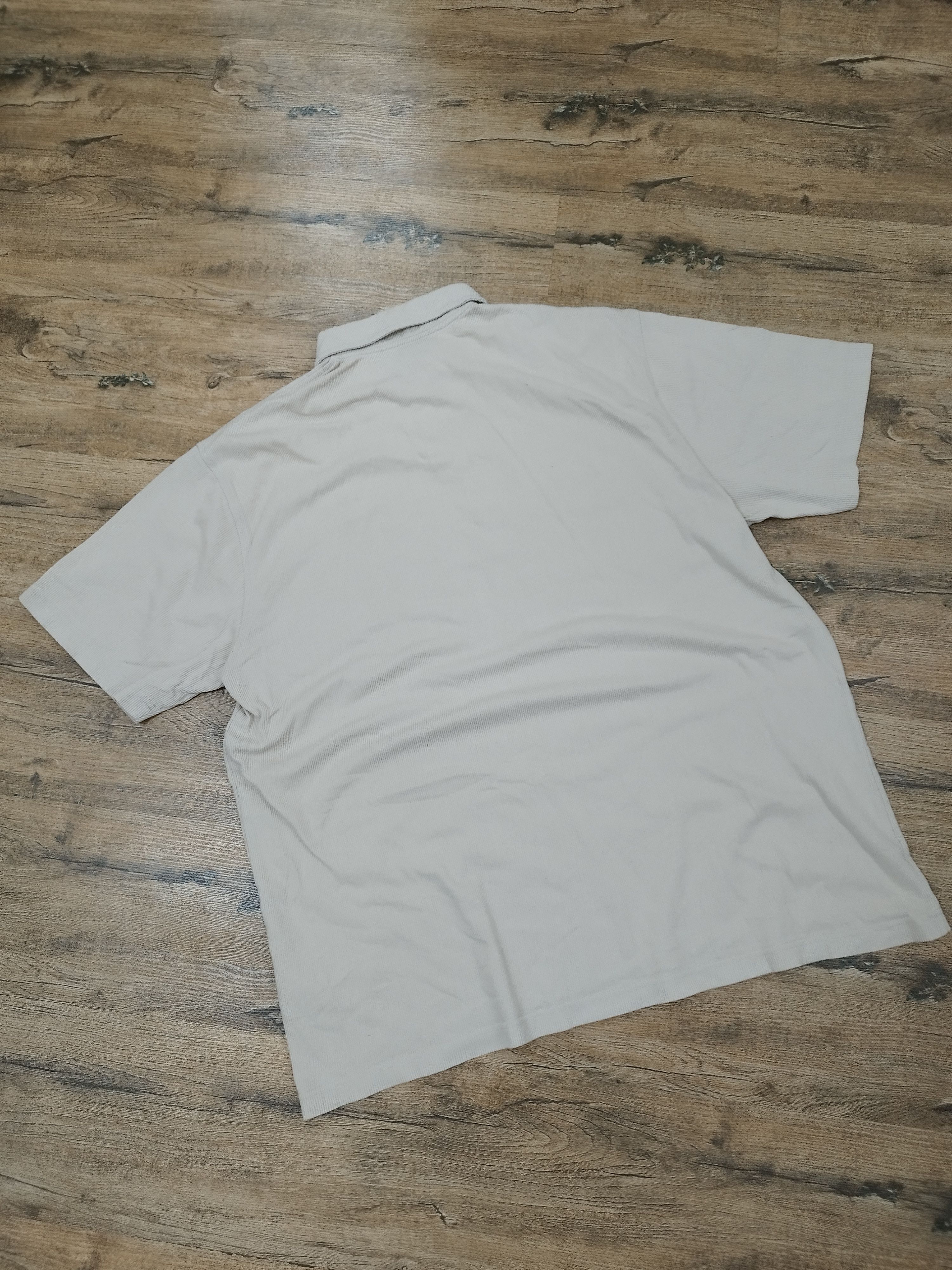 Nike Vintage Y2k Nike Court Textured Polo Shirt Beige / Cream Size US XL / EU 56 / 4 - 9 Thumbnail