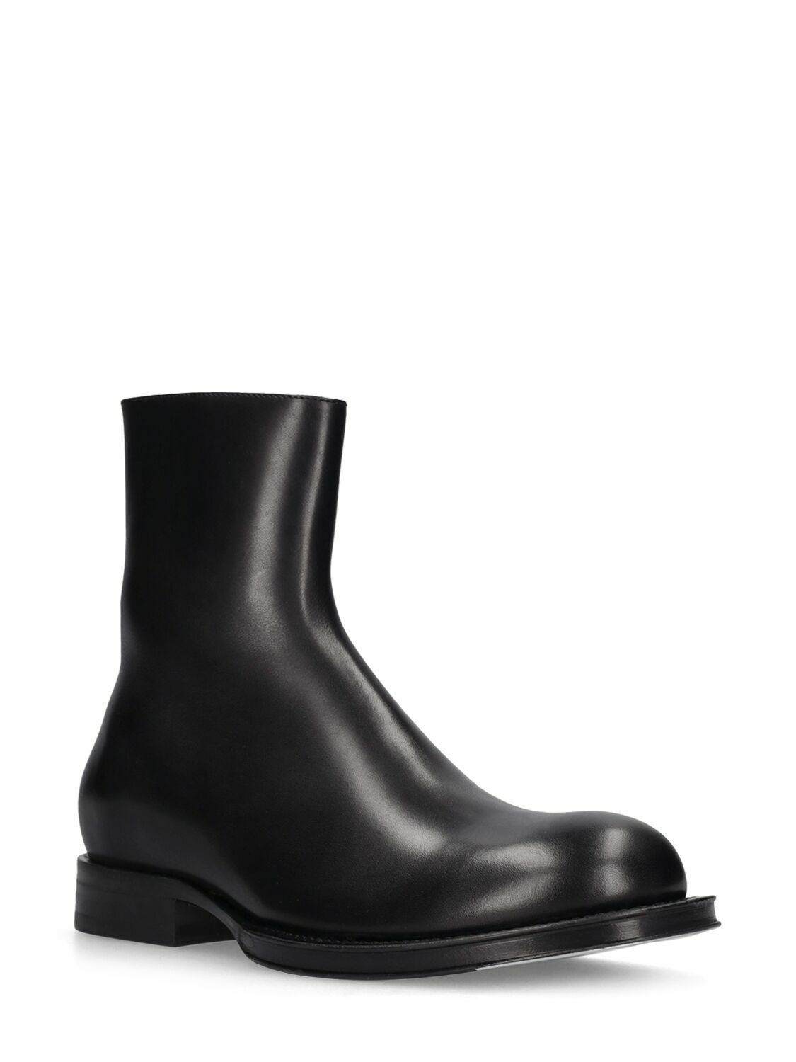Lanvin o1tko11025 Side-Zip Boots in Black Size US 11 / EU 44 - 3 Thumbnail