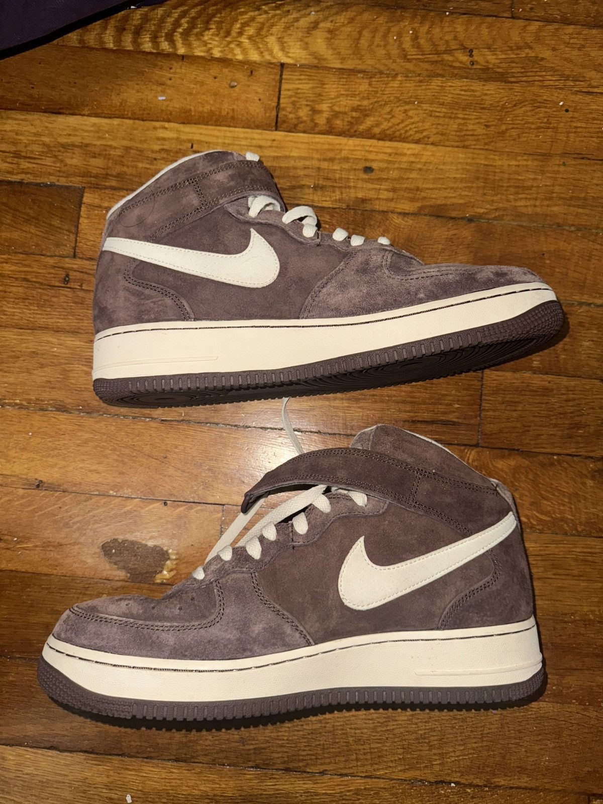 Nike Nike Air Force 1 Mid ’07 LV8 Suede – Brown/White Size US 9.5 / EU 42-43 - 1 Thumbnail