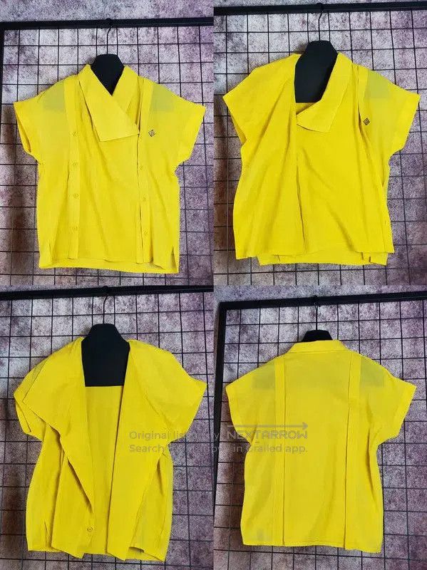 Dior Dior Lemon Yellow Short Sleeve Shirt . Size S / US 4 / IT 40 - 1 Thumbnail