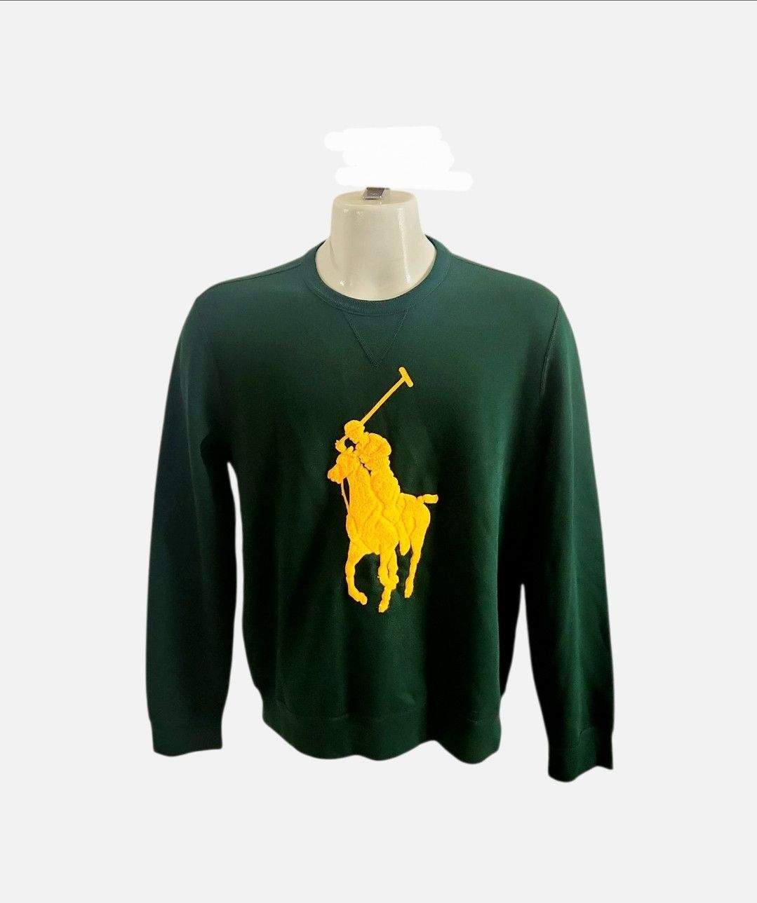 Polo Ralph Lauren Polo Ralph Lauren Big Pony Double Knit Crew Neck Carpet Logo Size US M / EU 48-50 / 2 - 5 Thumbnail