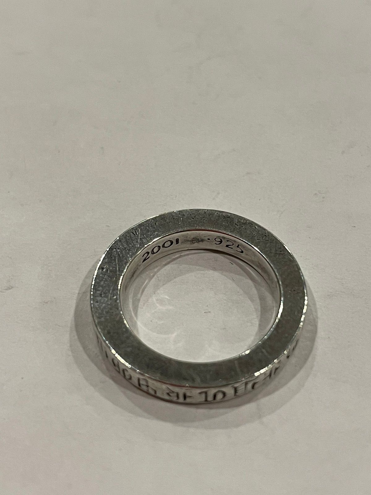 Chrome Hearts RARE Chrome Hearts FUCK YOU Spacer Ring 3mm Size 4.5 Silver Size ONE SIZE - 6 Thumbnail