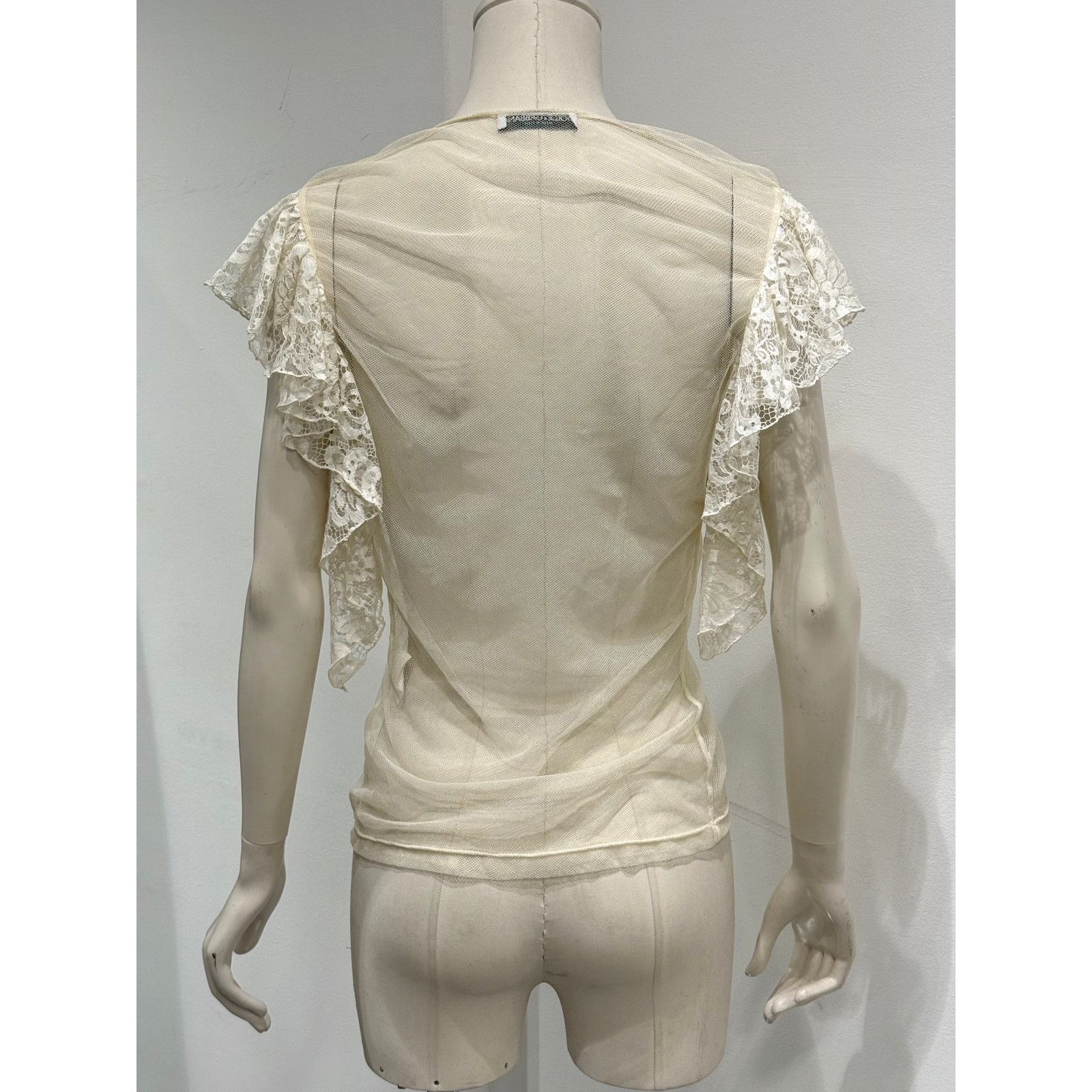 Dolce & Gabbana 1998 Dolce & Gabbana sheer runway butterfly top Size M / US 6-8 / IT 42-44 - 2 Thumbnail