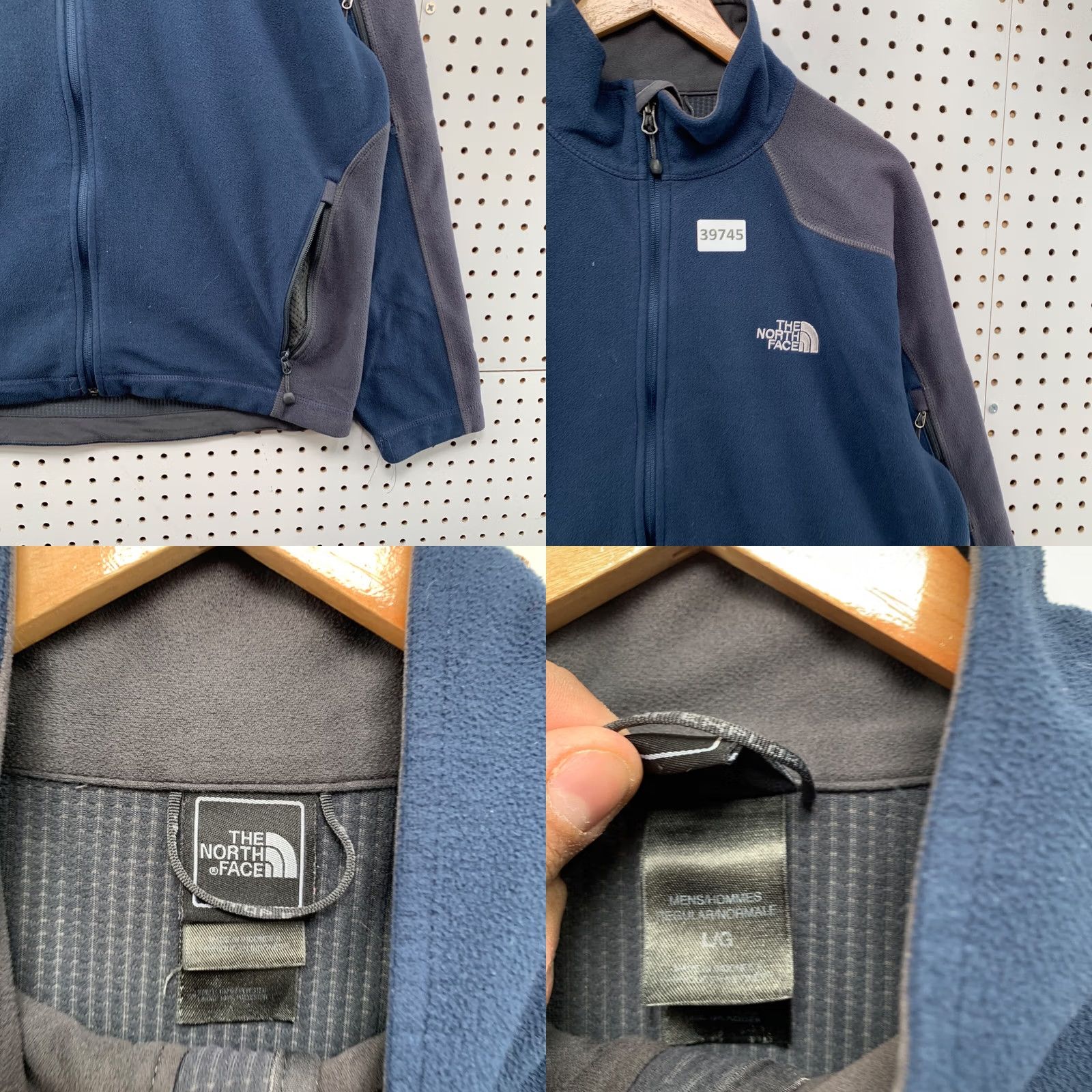 The North Face North Face Windwall Fleeze Zip Jacket Mens Large Blue Gray Outdoor Windbreaker XS? Size US L / EU 52-54 / 3 - 8 Thumbnail