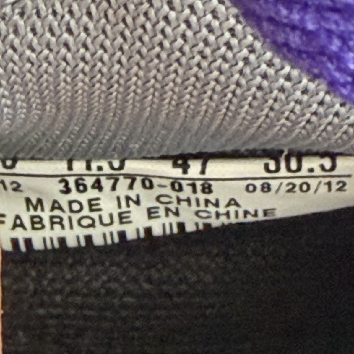 Jordan Brand NEW Air Jordan 1 Retro Phat Court Purple 364770-018 Men’s OG Size US 12.5 / EU 45-46 - 9 Thumbnail