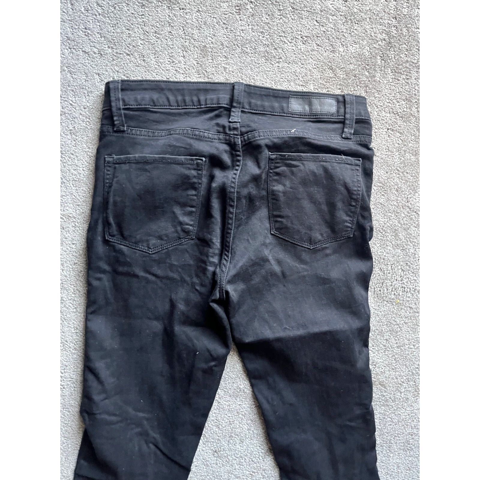 Calvin Klein VINTAGE Calvin Klein Jeans Skinny Pants Womens Size 6 Black Denim Stretch Skinny Fit Size 28" / US 6 / IT 42 - 2 Thumbnail