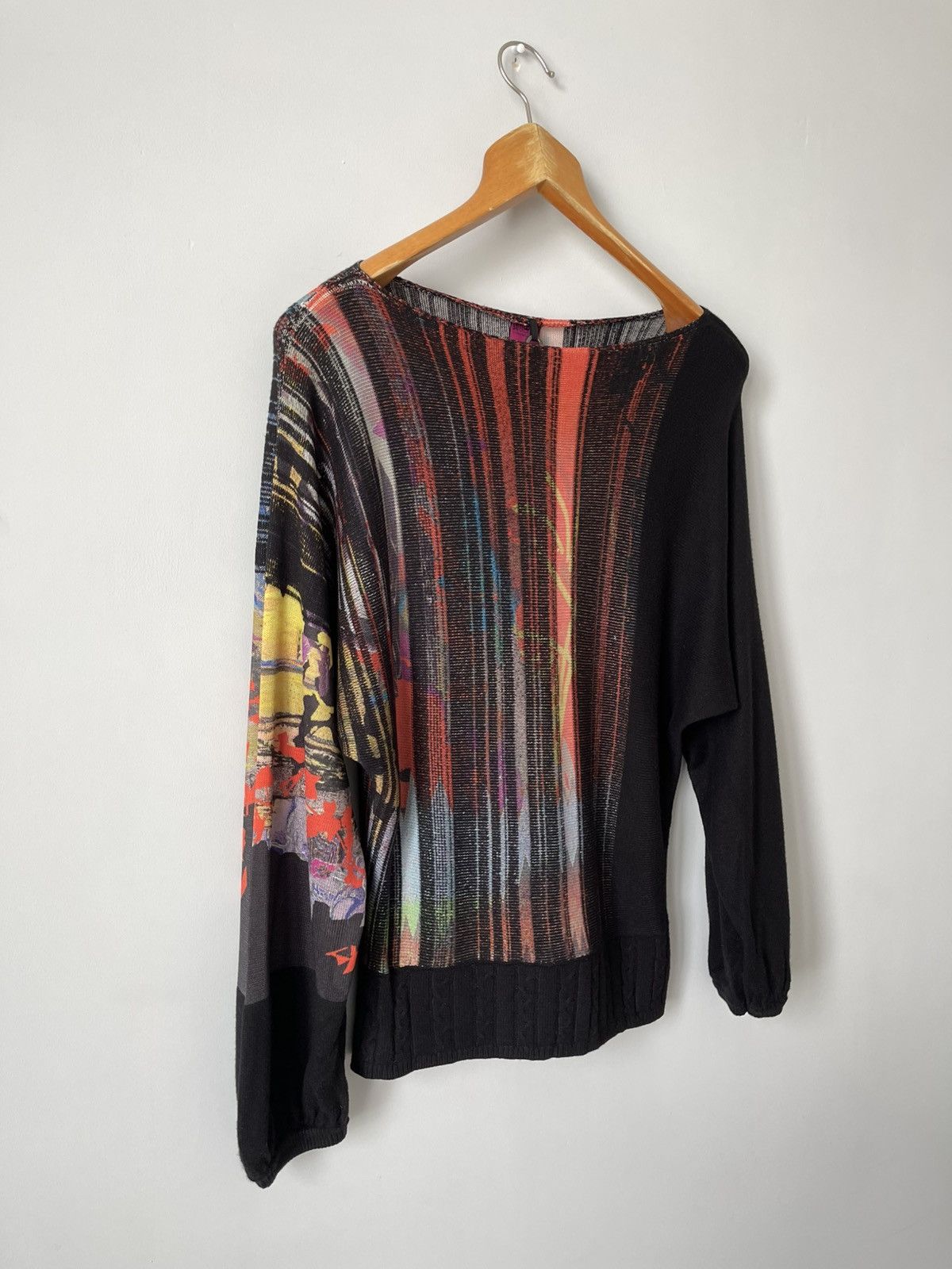 Japanese Brand Save The Queen Avant Garde Japanese Knitted Top Sweater Size S / US 4 / IT 40 - 3 Thumbnail