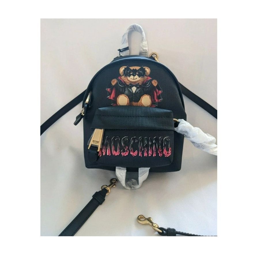 Moschino SS20 Moschino Couture Jeremy Scott Bat Teddy Bear Backpack Size ONE SIZE - 7 Thumbnail