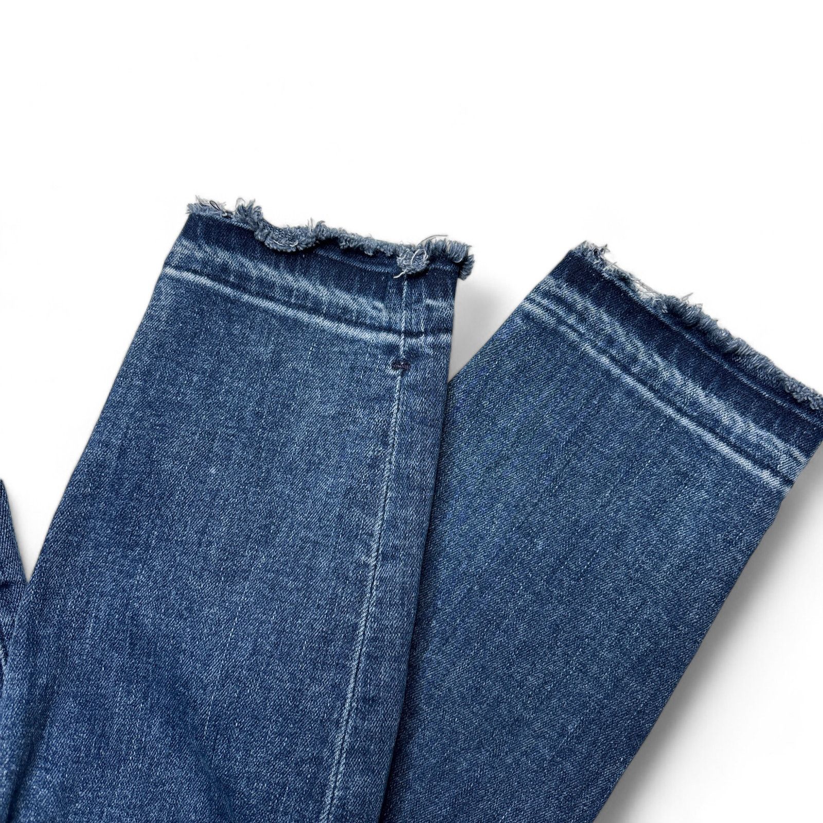 Hudson Hudson Natalie Super Skinny Mid Rise Ankle Raw Hem Jeans 28 Size 28" / US 6 / IT 42 - 7 Thumbnail