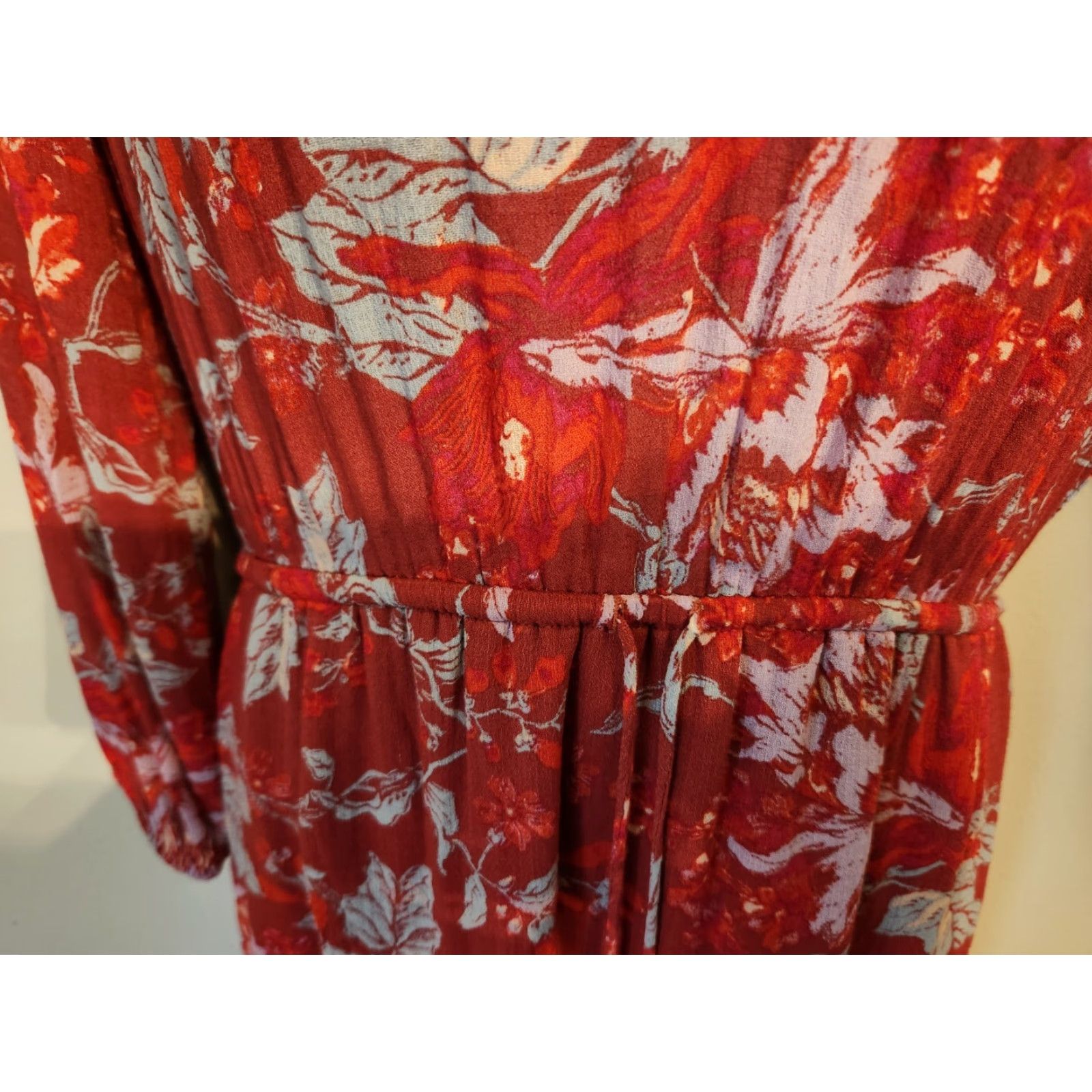 Lucky Brand Lucky Brand Floral Boho Hippie Sheath Dress XS Women Multicolor V-Neck Short Casual Size XS / US 0-2 / IT 36-38 - 2 Thumbnail