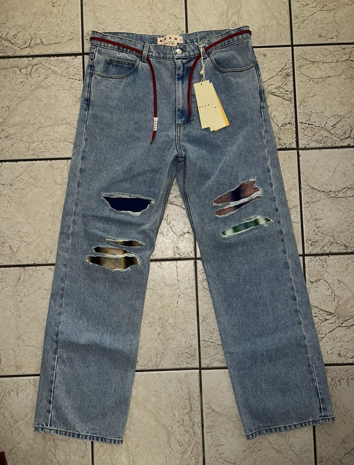 NWT Marni Mohair details Jeans sz36 !