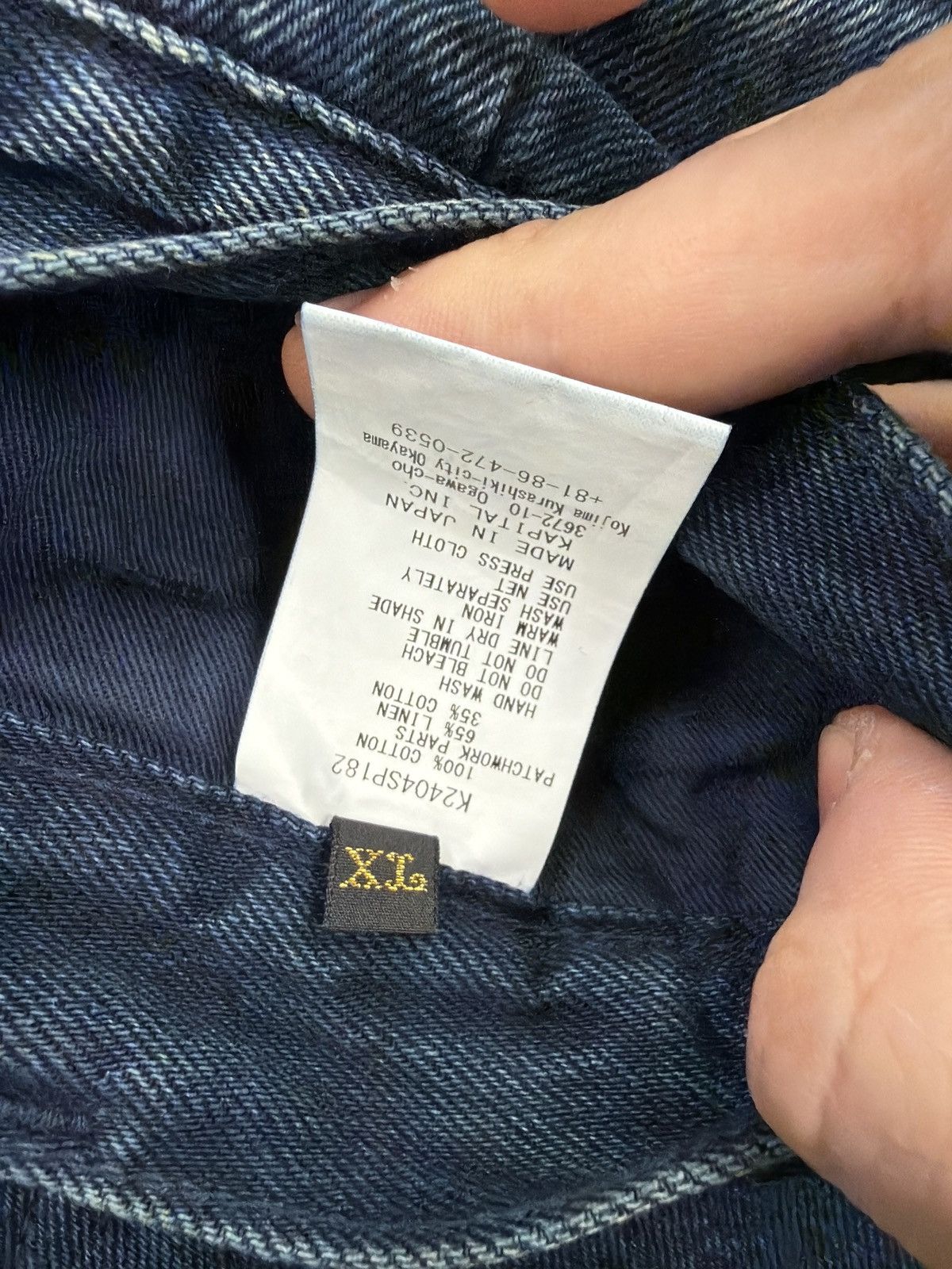 Kapital Kapital IDG denim shorts extra large blue Size US 36 / EU 52 - 5 Thumbnail