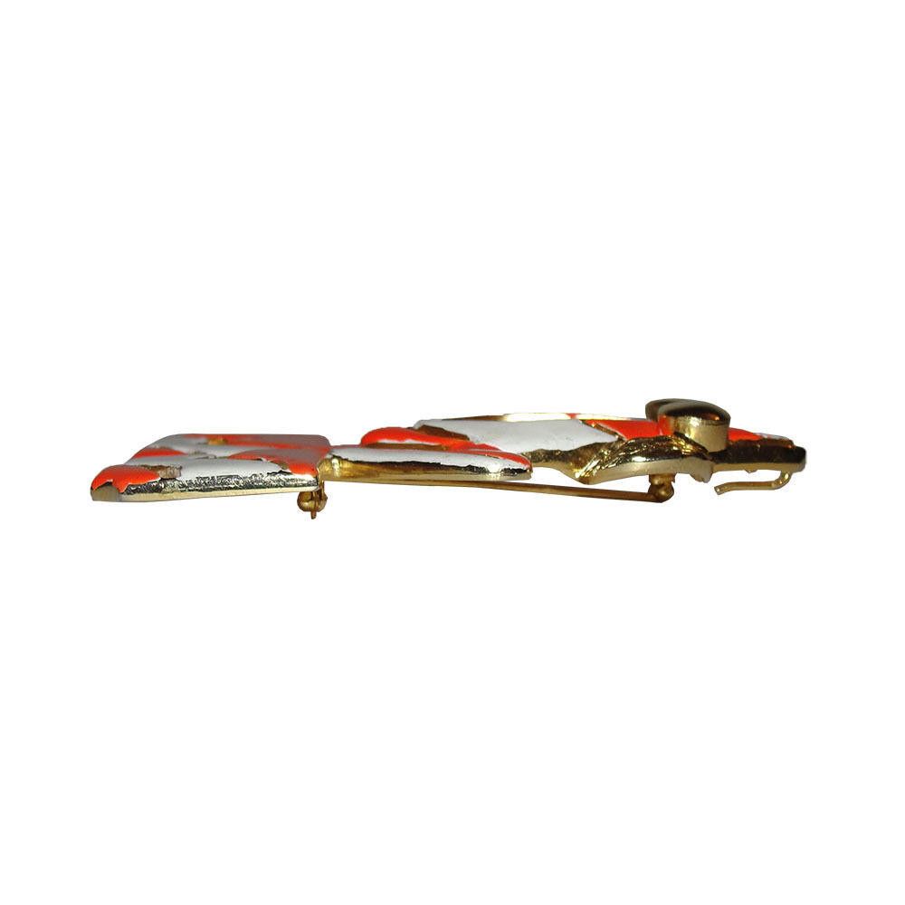 Pierre Cardin Pierre Cardin Enamel Runway Frog Pin Size ONE SIZE - 3 Thumbnail