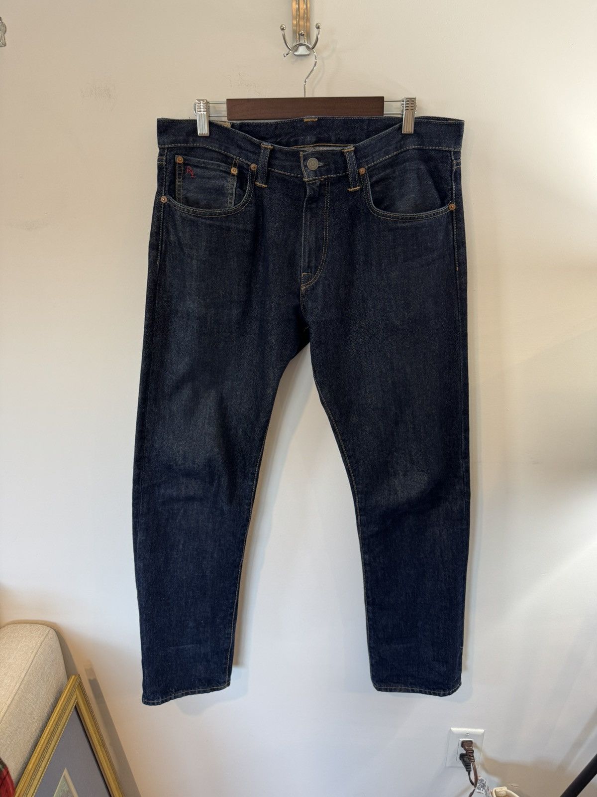 Polo Ralph Lauren Polo Ralph Lauren Hampton Straight Jeans, W35 x L32 Size US 35 - 1 Thumbnail