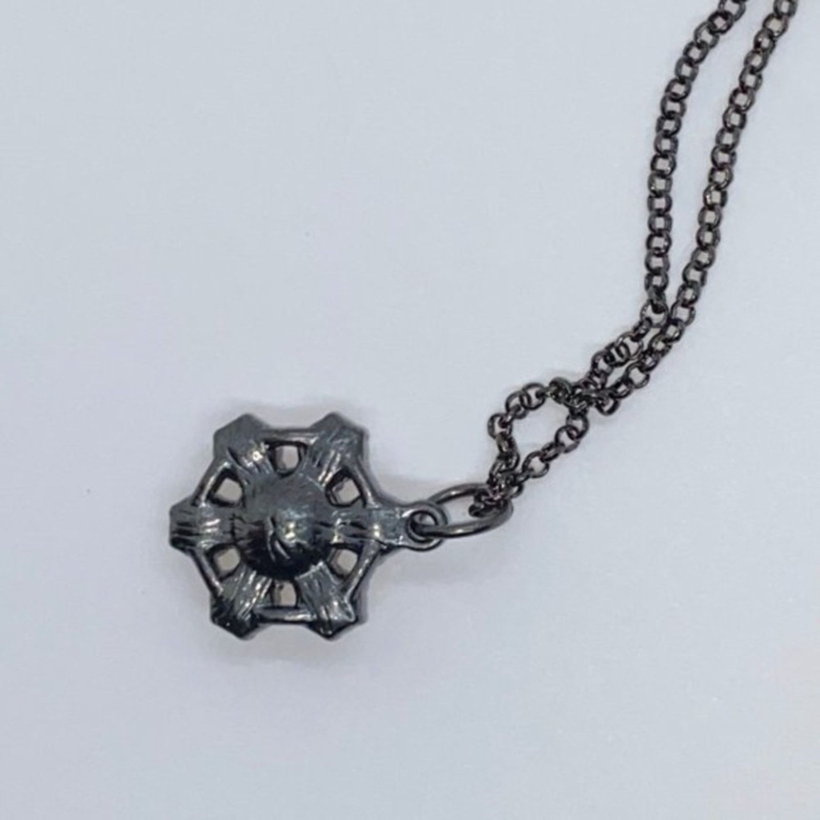 Other Black-Tone Rhinestone Pendant Necklace Size ONE SIZE - 7 Thumbnail