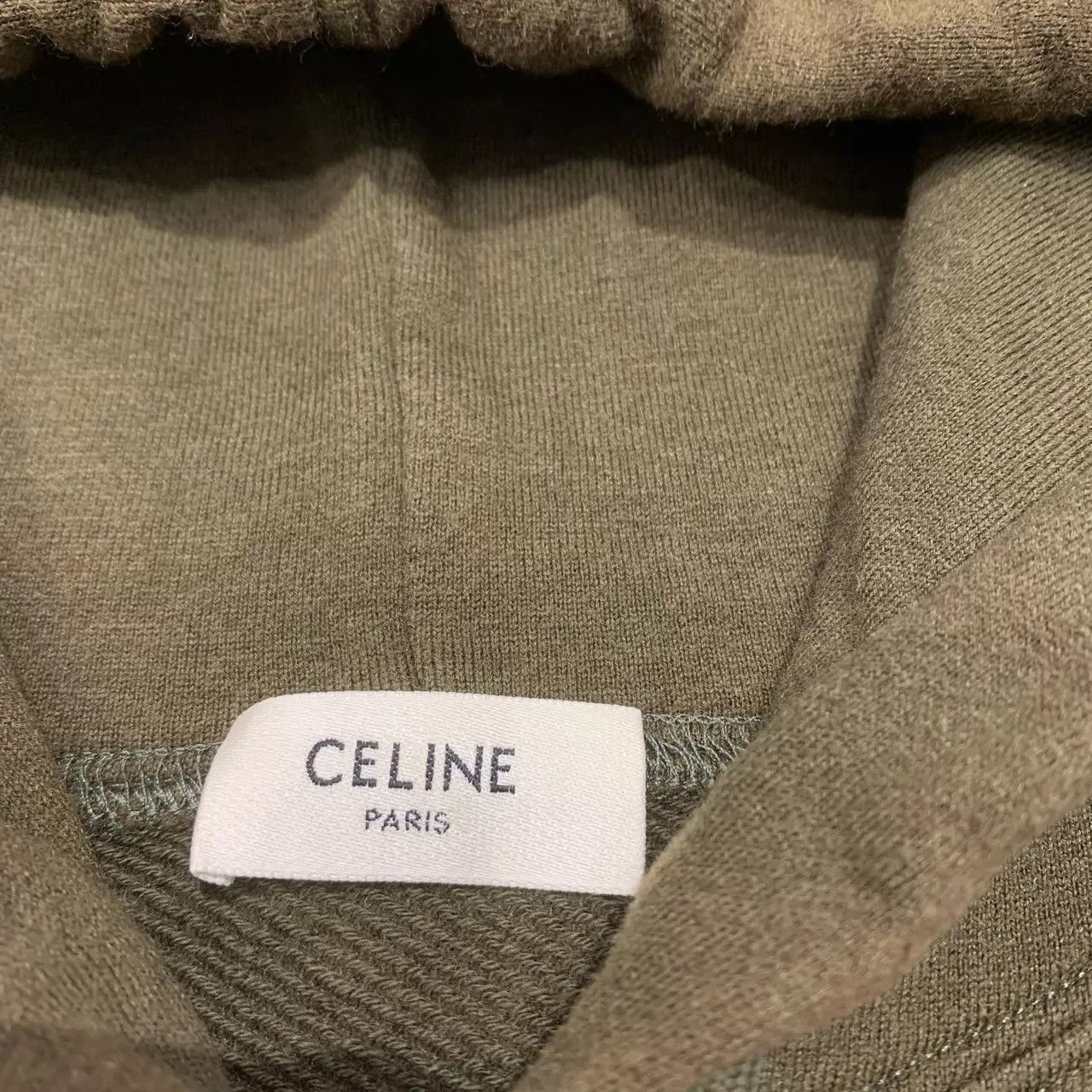 Celine Celine military green hoodie XS 95 new Size XS / US 0-2 / IT 36-38 - 4 Thumbnail