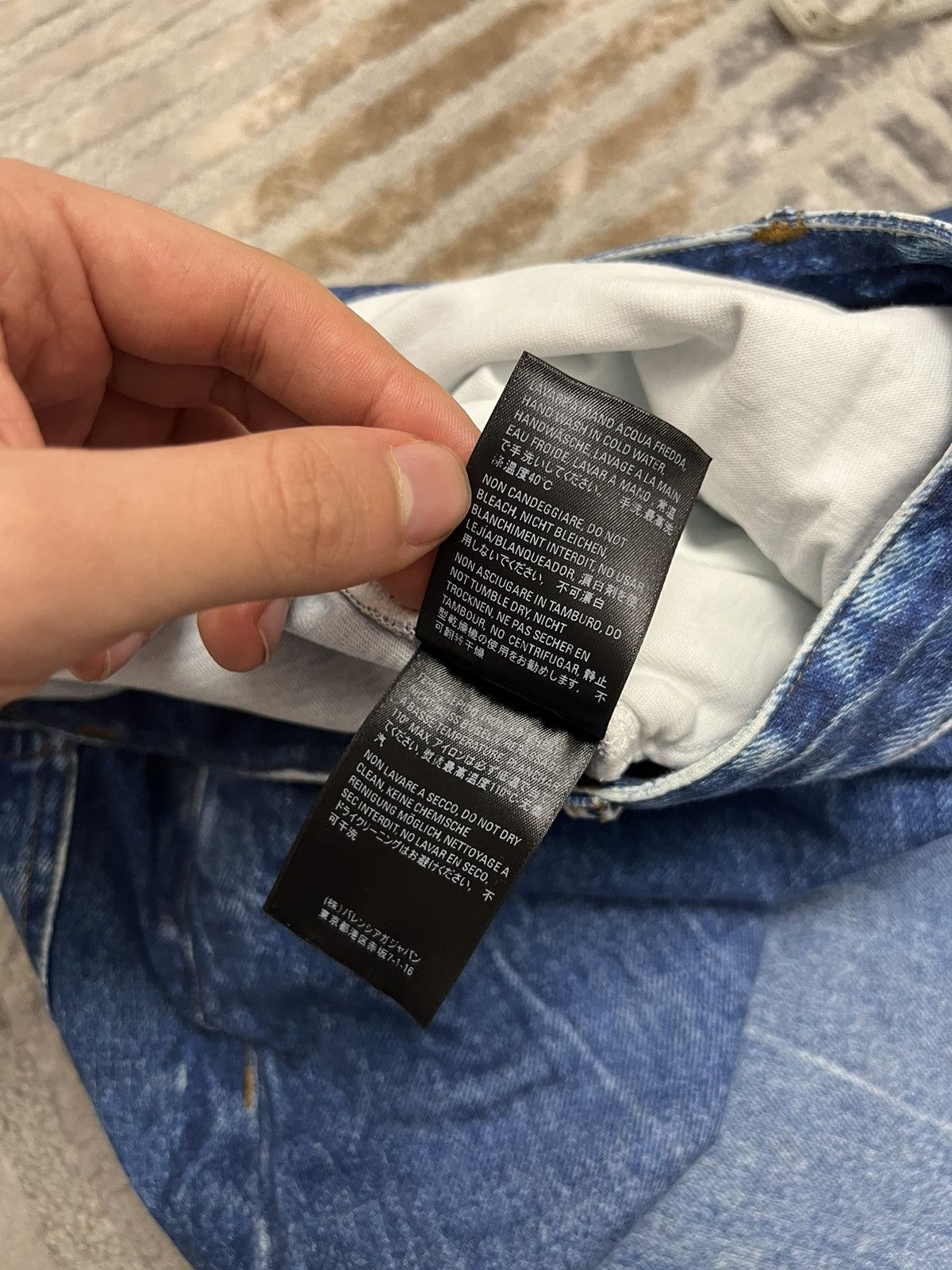 Balenciaga Balenciaga Trompe-L’oeil Jersey Pants Size US 32 / EU 48 - 9 Thumbnail