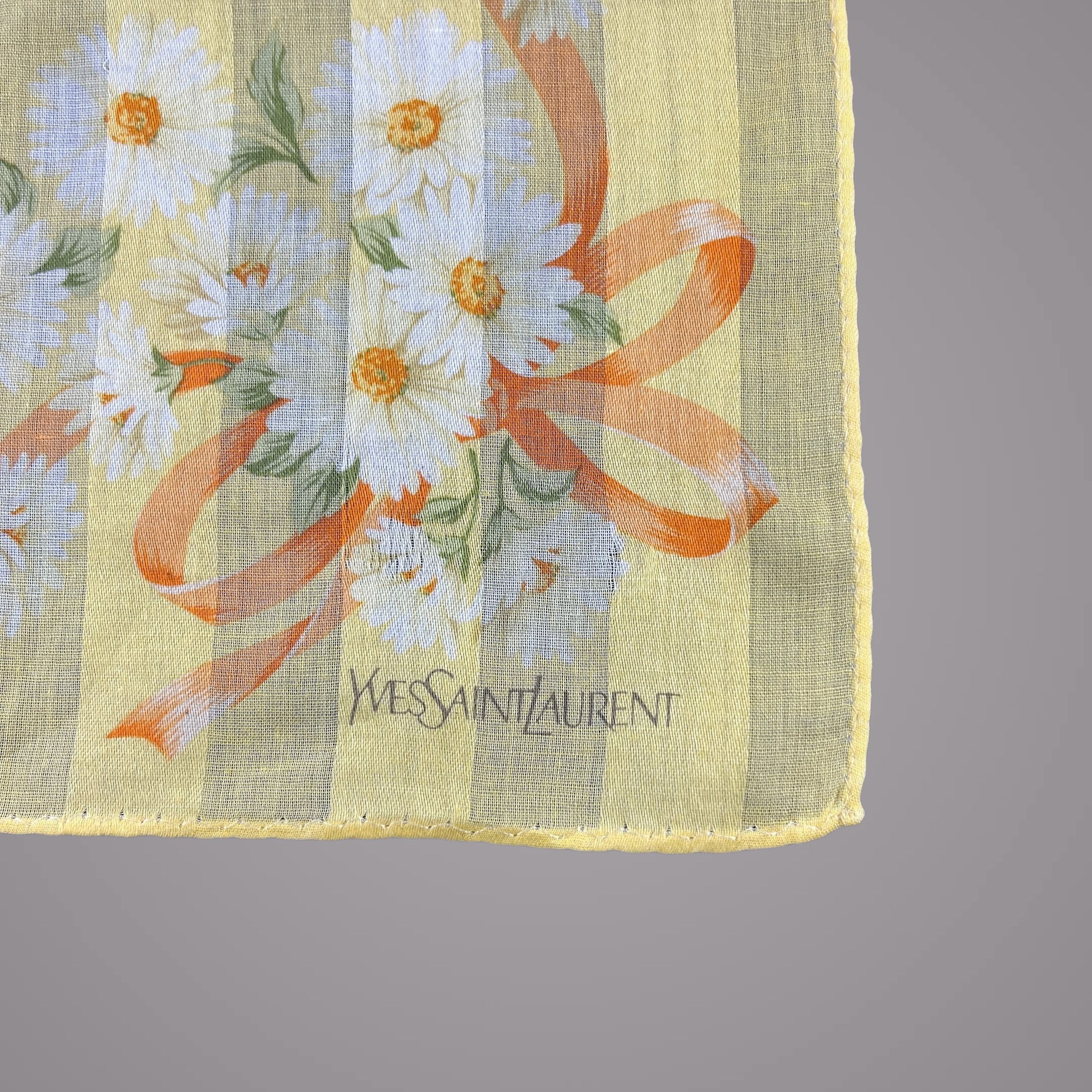 Vintage Yves Saint Laurent Handkerchief / Bandana / Neckerchief B363 Size ONE SIZE - 3 Thumbnail