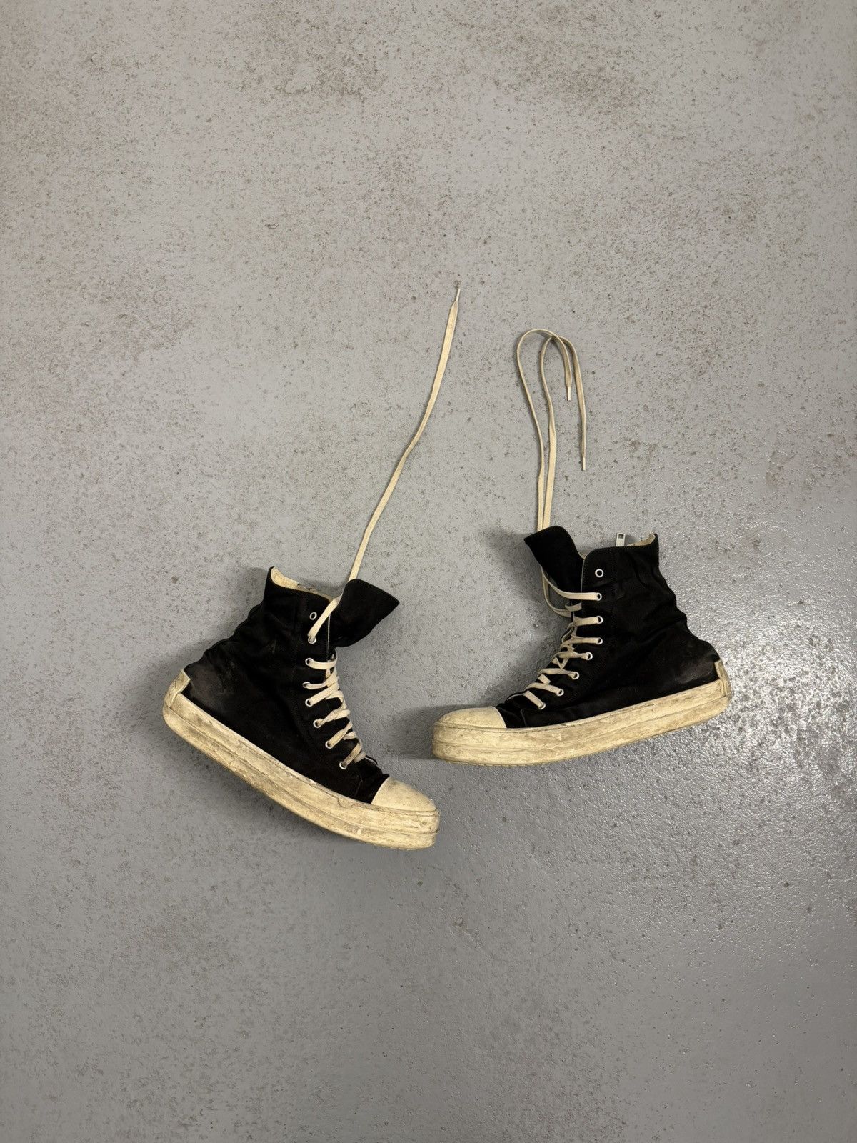 Rick Owens Drkshdw Rick Owens Drkshdw Ramones Size US 13 / EU 46 - 1 Thumbnail