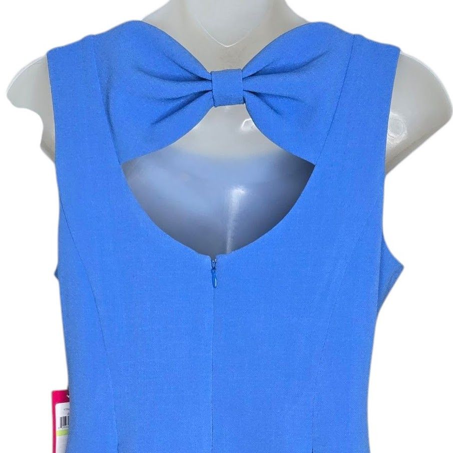 Vince Camuto Vince Camuto Womens Sleeveless Dress Size 4 Sky Blue Bow Size S / US 4 / IT 40 - 7 Thumbnail