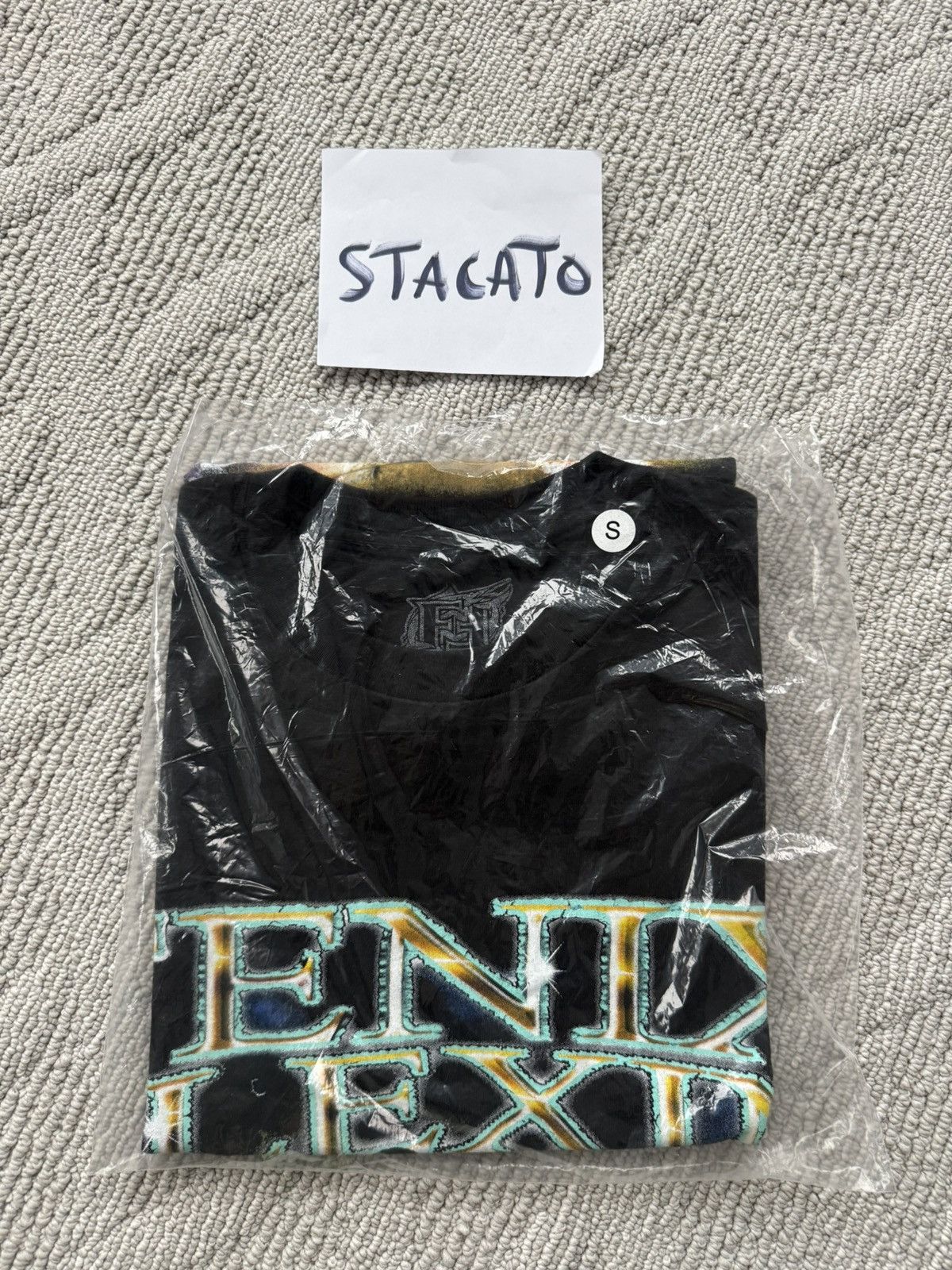 Rap Tees Fenix Flexin Shoreline Mafia Black T-Shirt Size US S / EU 44-46 / 1 - 2 Thumbnail