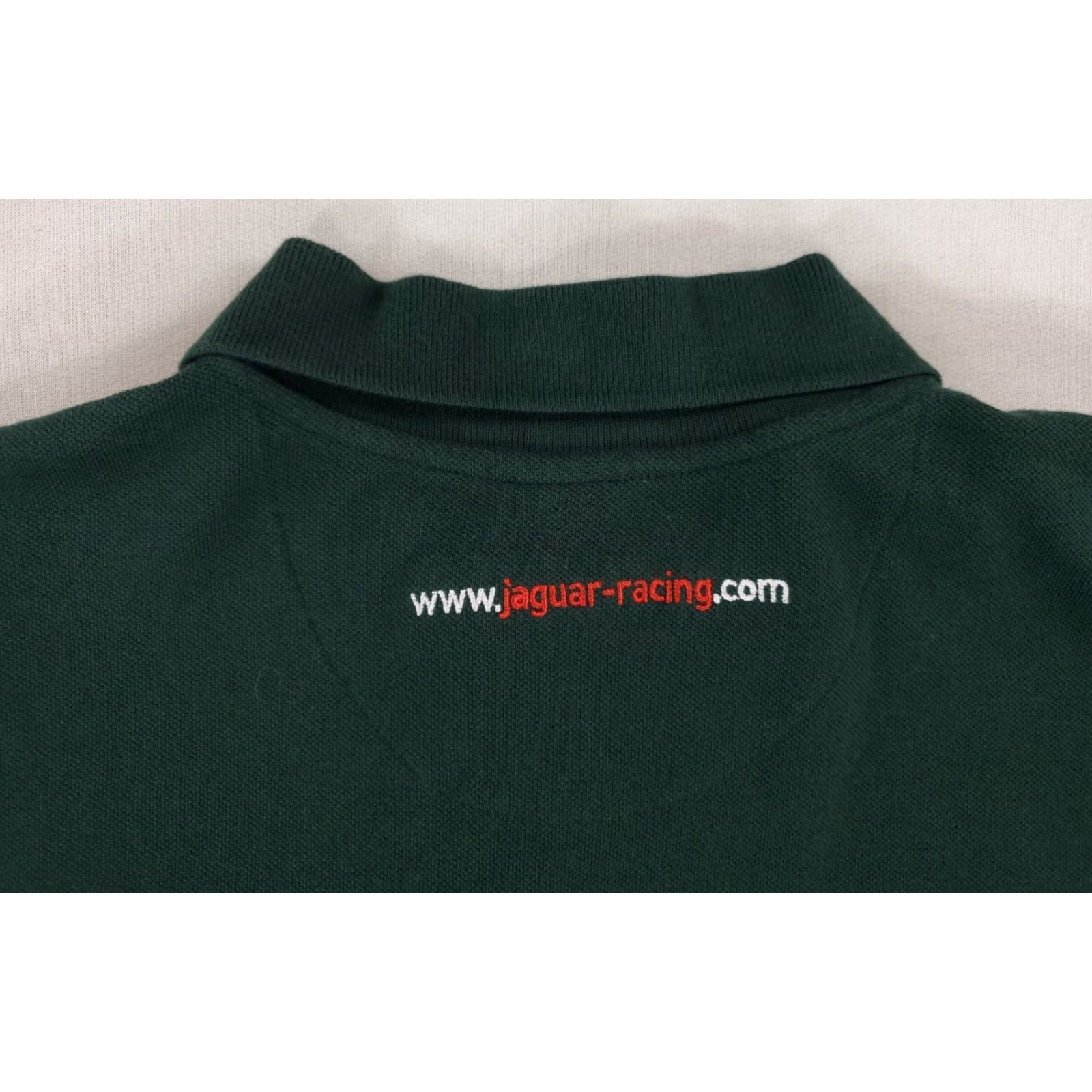 Vintage Jaguar Racing Green Polo Shirt Short Sleeve Embroidered Mens S Size US S / EU 44-46 / 1 - 8 Thumbnail