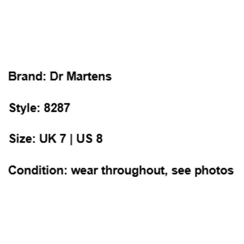 Dr. Martens Dr Martens Work Boots Leather Distressed Brown Grunge 8 Size US 8 / EU 41 - 12 Thumbnail