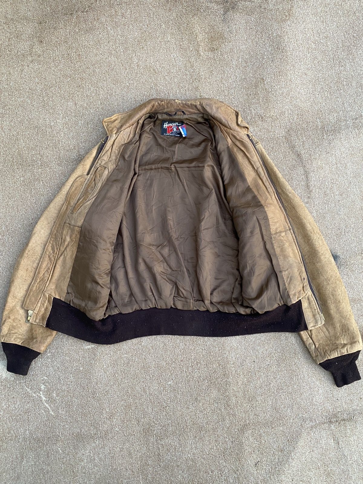 Other Vintage hanger us air force leather jacket Size US M / EU 48-50 / 2 - 9 Thumbnail
