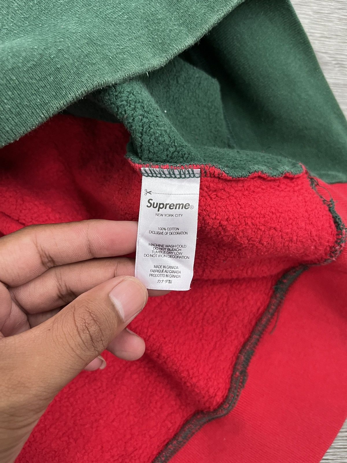 Supreme Supreme S Logo Split Hooded Sweatshirt F/W2021 Size US XL / EU 56 / 4 - 9 Thumbnail