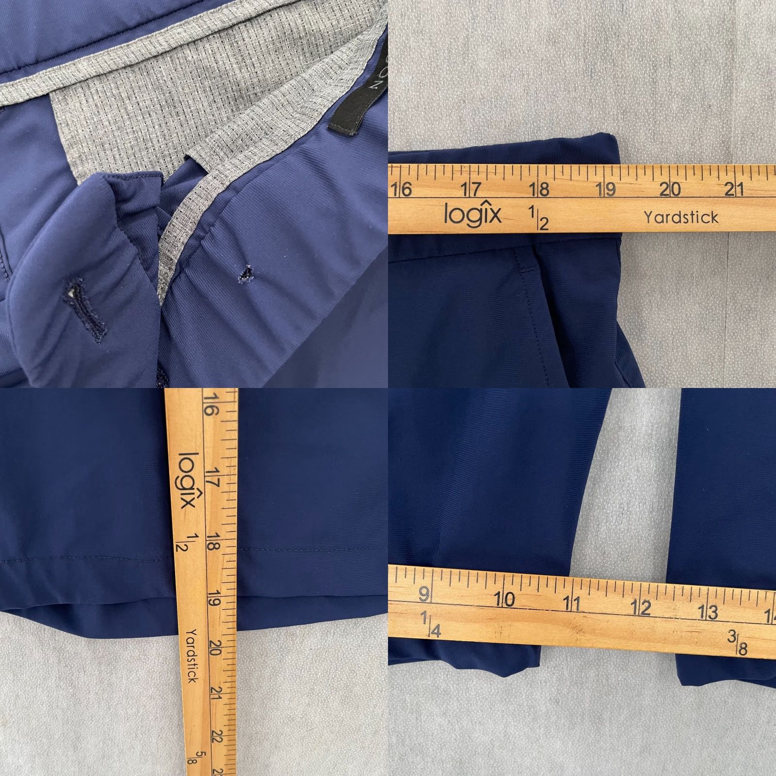 Vintage Greyson Shorts Adult 38 Blue Solid Performance Golf Stretch Pockets Mens Size US 38 / EU 54 - 8 Thumbnail