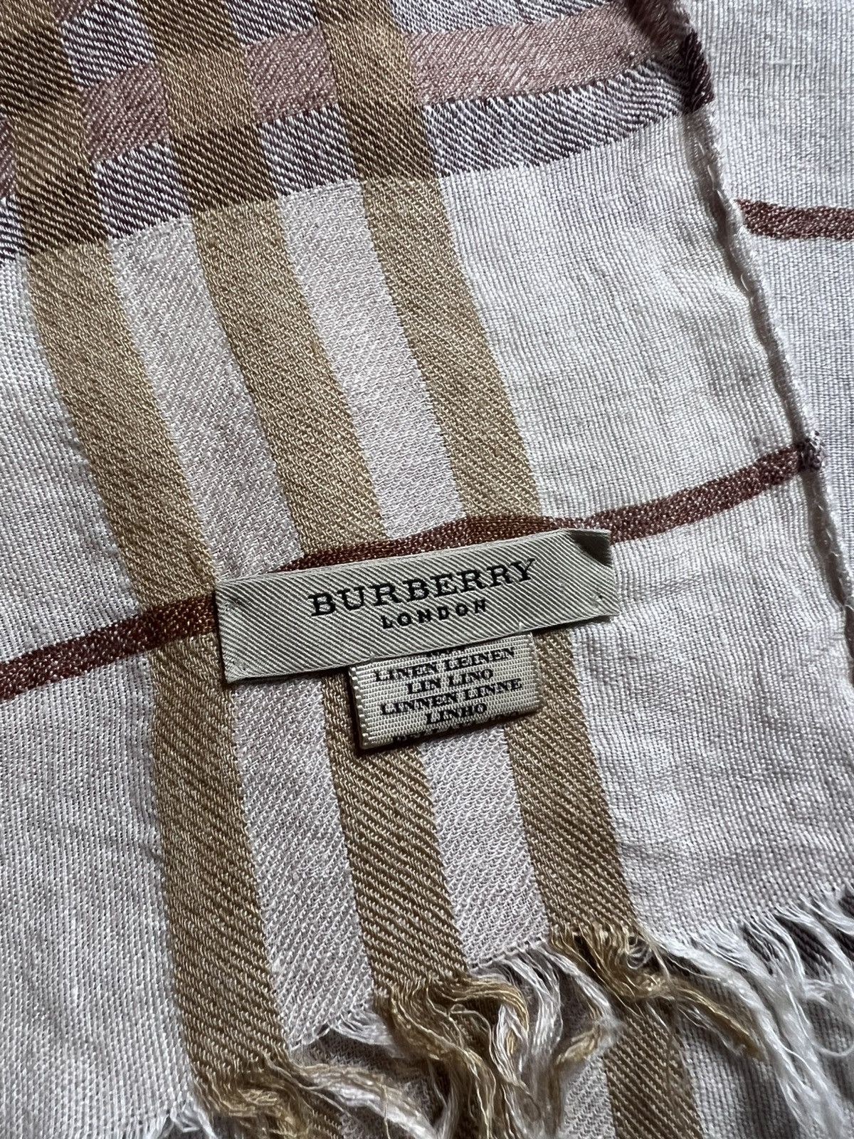 Burberry Burberry Scarf Lined Size ONE SIZE - 4 Thumbnail