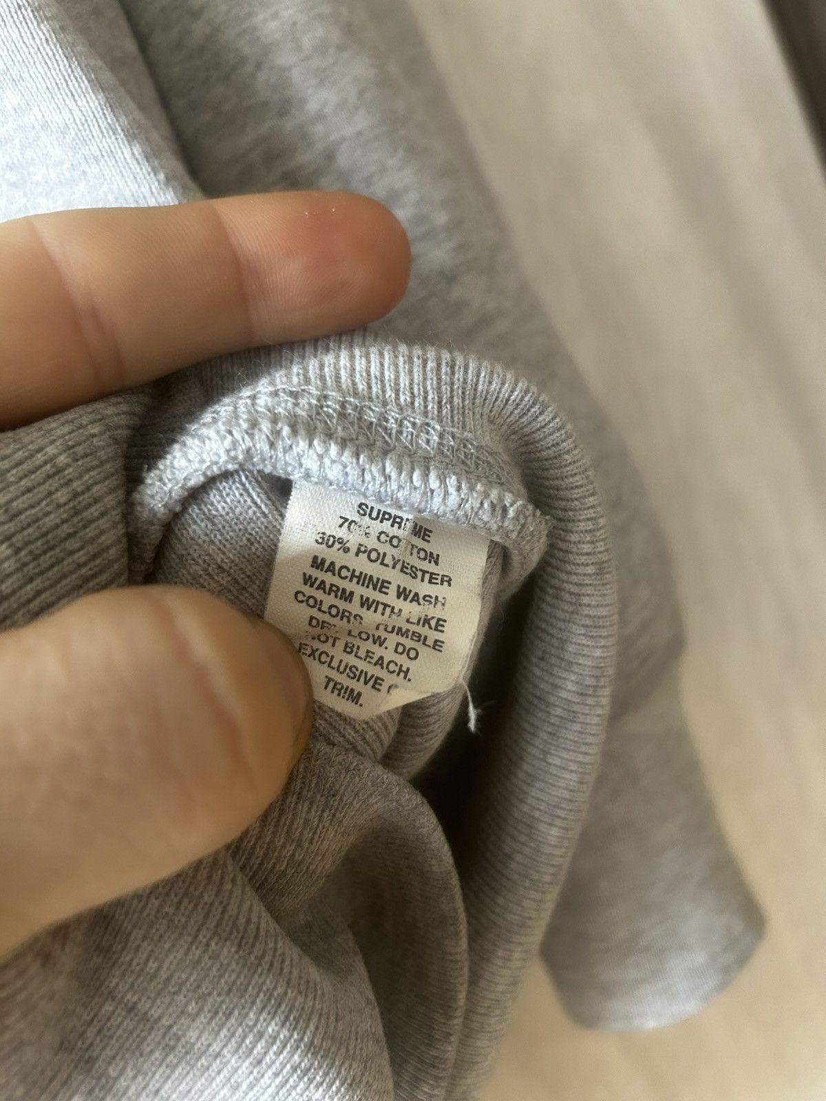 Supreme Supreme 2003 Silver on Grey Box Logo Size US L / EU 52-54 / 3 - 7 Thumbnail