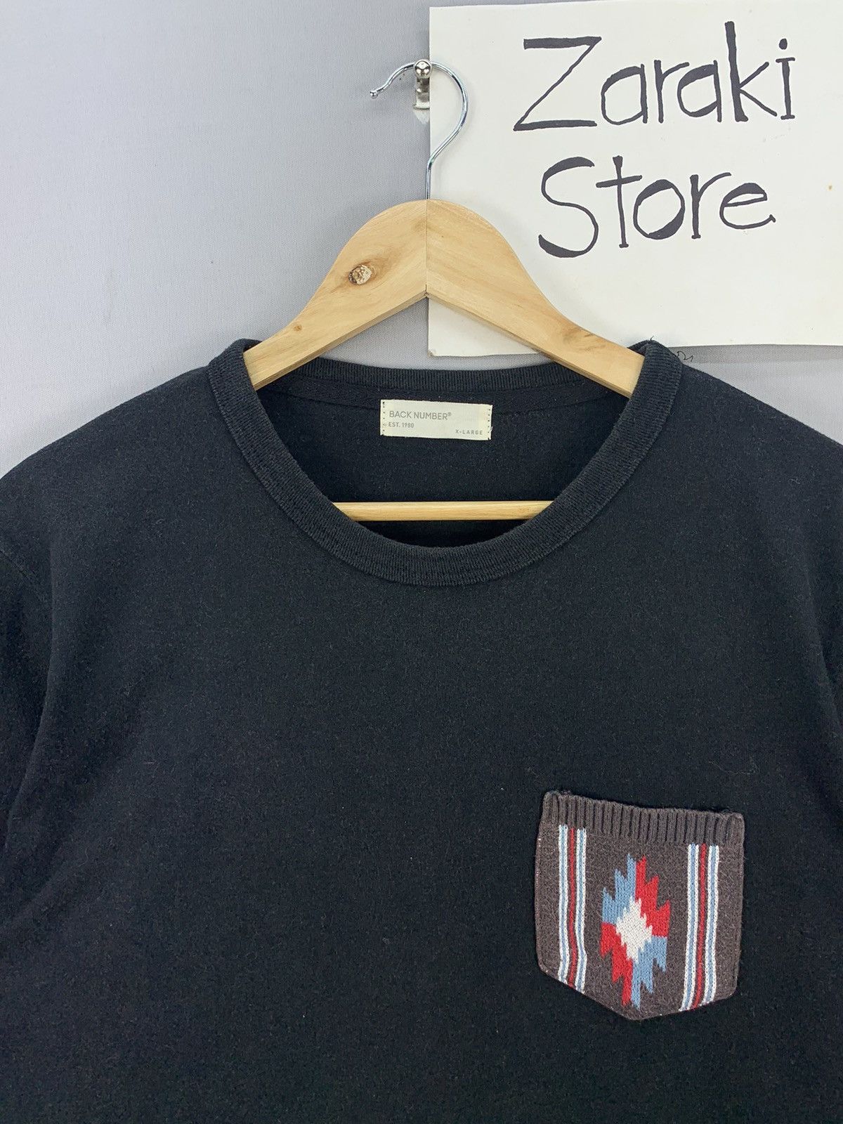 Other Back Number Navajo Motive Pocket Tshirt Size US L / EU 52-54 / 3 - 9 Thumbnail
