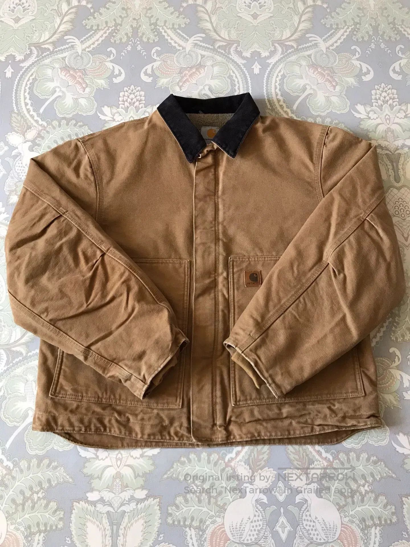 Carhartt Carhartt J164 Washed Canvas Work Jacket. Size US L / EU 52-54 / 3 - 1 Thumbnail