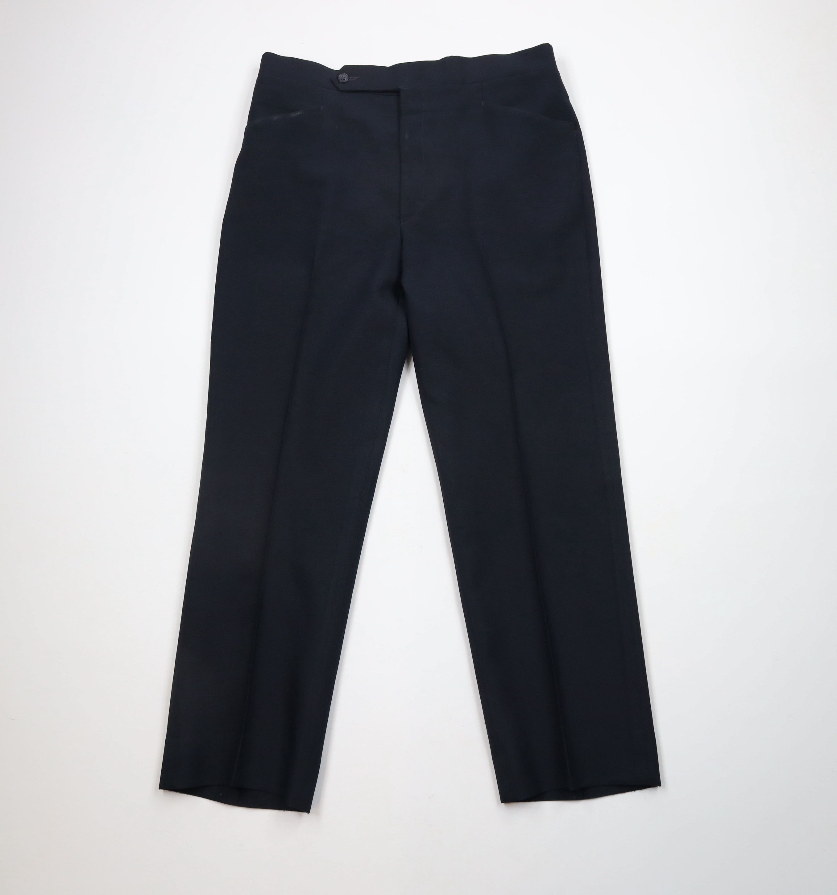 Vintage Vintage 70s Streetwear Knit Flared Wide Leg Chino Pants USA Size US 34 / EU 50 - 1 Thumbnail