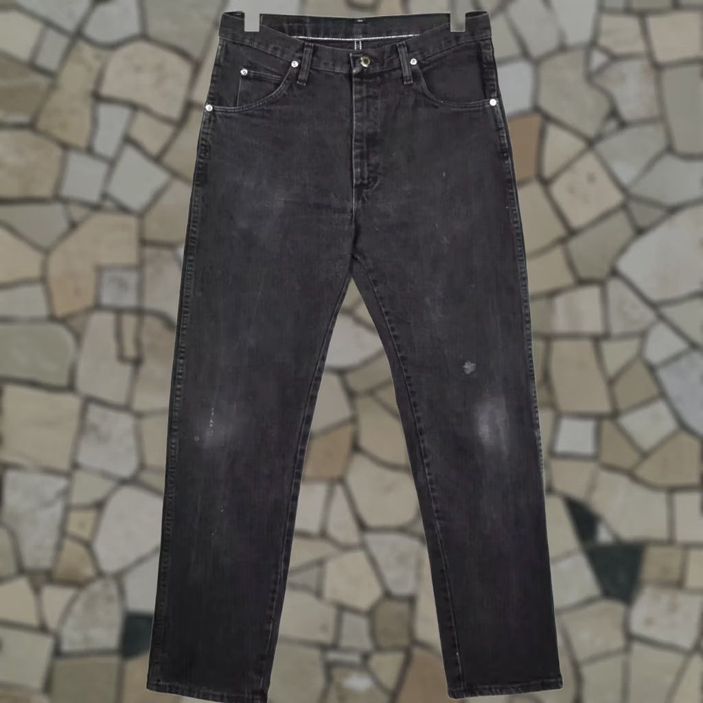 Wrangler WRANGLER Jeans Men's Regular W32/L32 Zip Fly Black Denim Pants Size US 32 / EU 48 - 1 Thumbnail