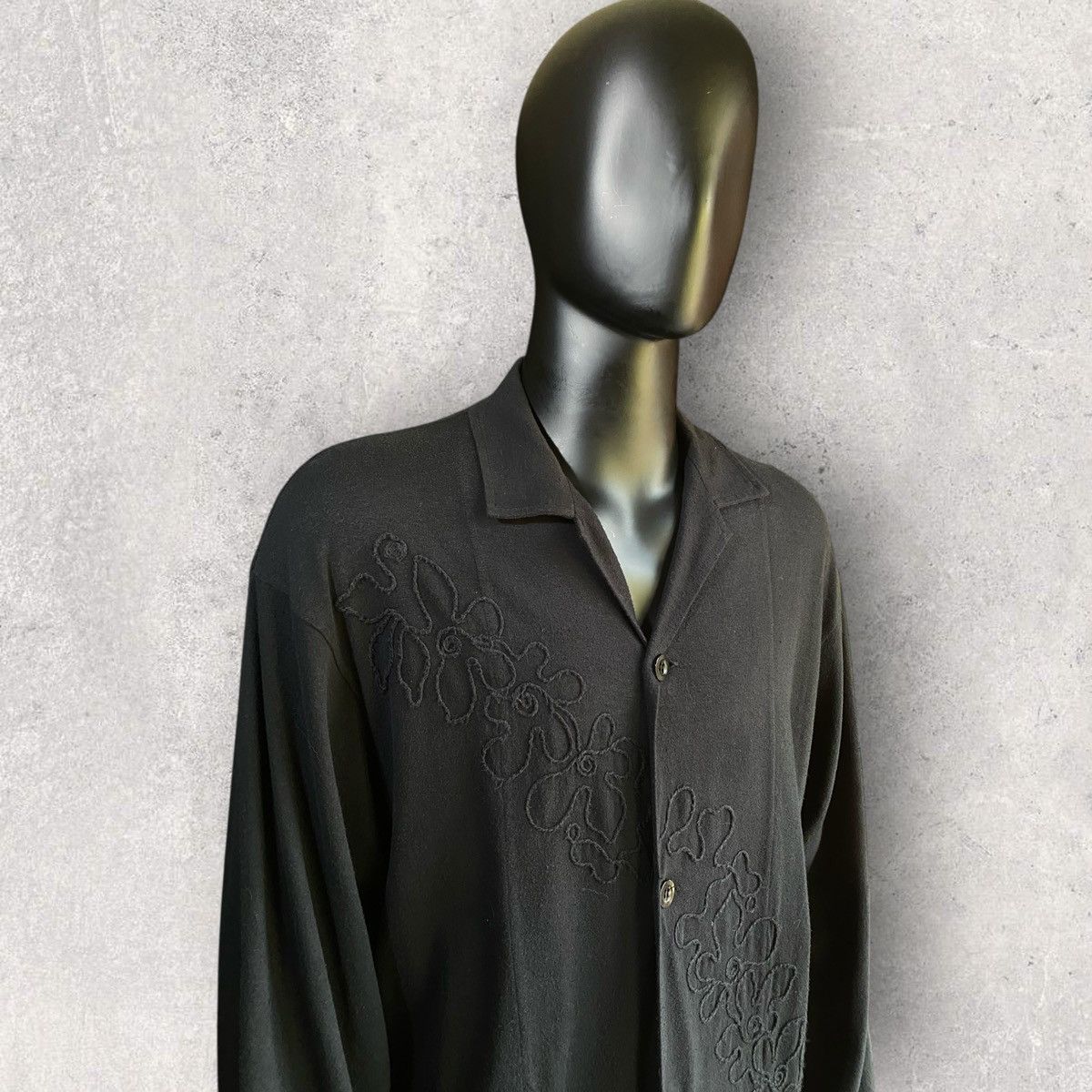 Yohji Yamamoto Y’s Oversize Embroidered Shirt Size US M / EU 48-50 / 2 - 3 Thumbnail
