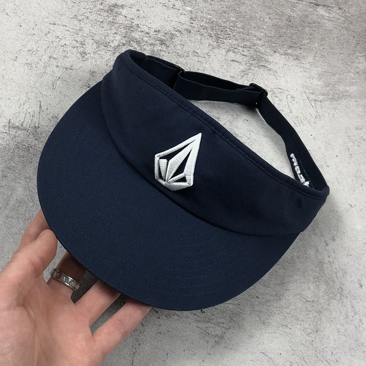 Volcom Y2K Vintage Volcom Genuine 3D Stone Logo Sun Visor Skate Cap Size ONE SIZE - 3 Thumbnail